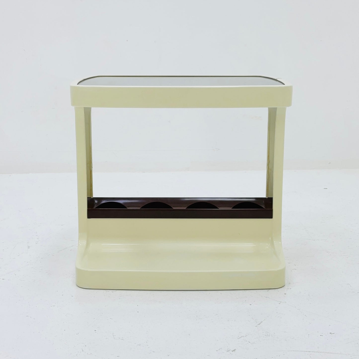 Space age plastic table / bar Marc Held. Germany 1970s