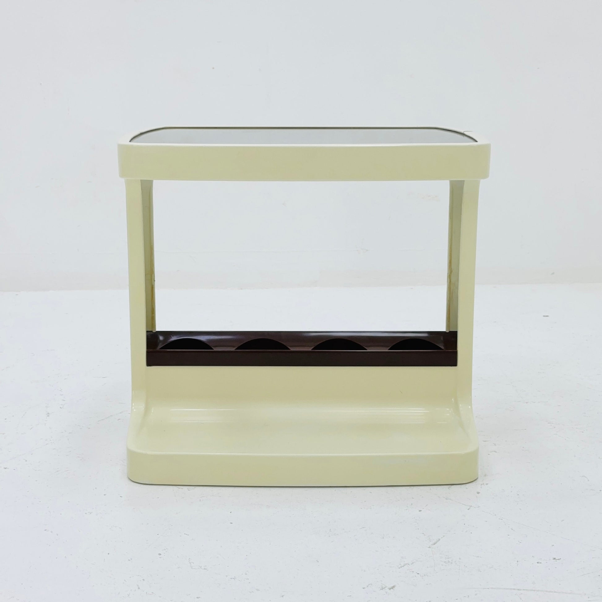 Space age plastic table / bar Marc Held. Germany 1970s