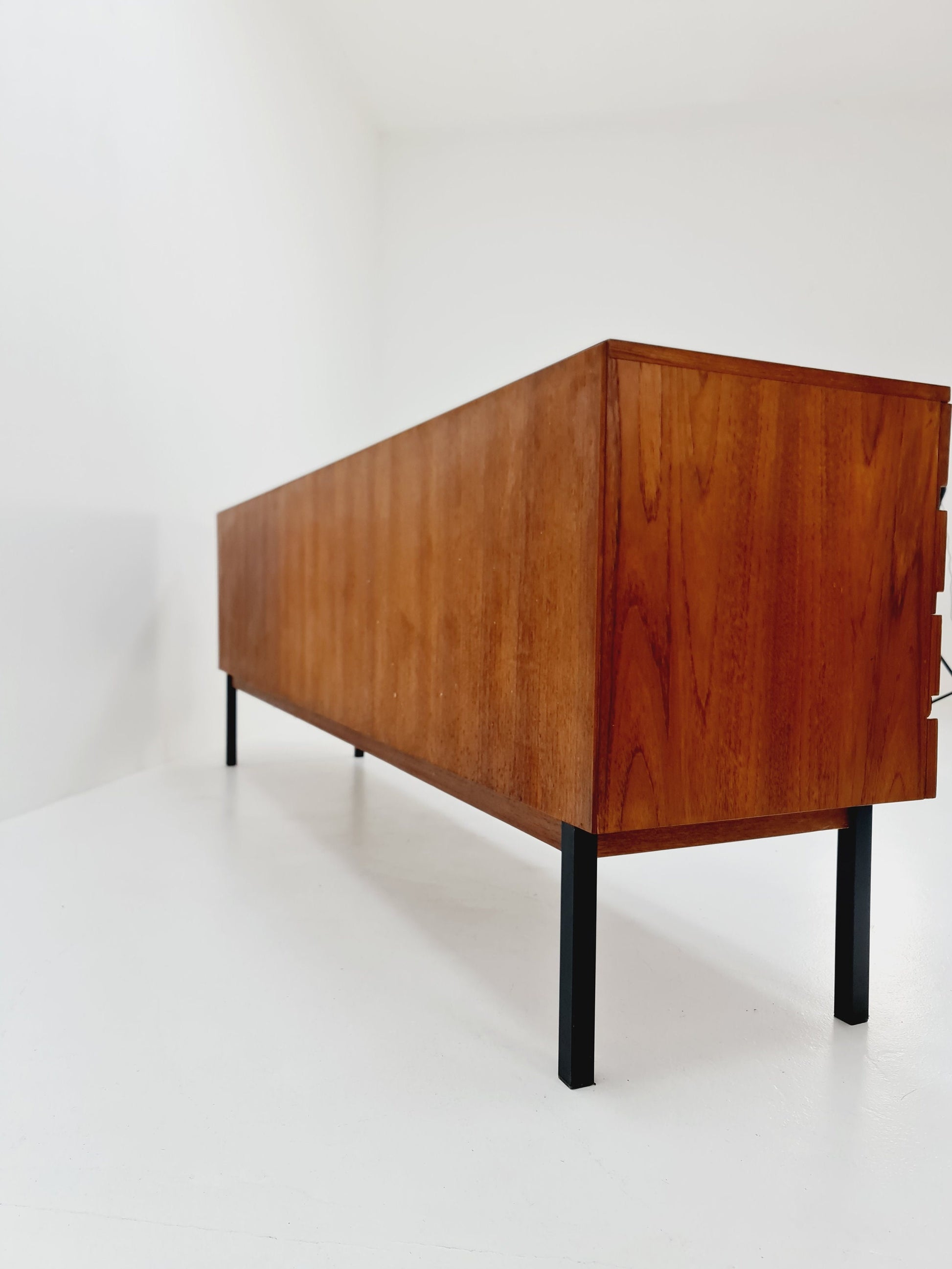 Rare Mid Century Modern Teak German sideboard, 1960s