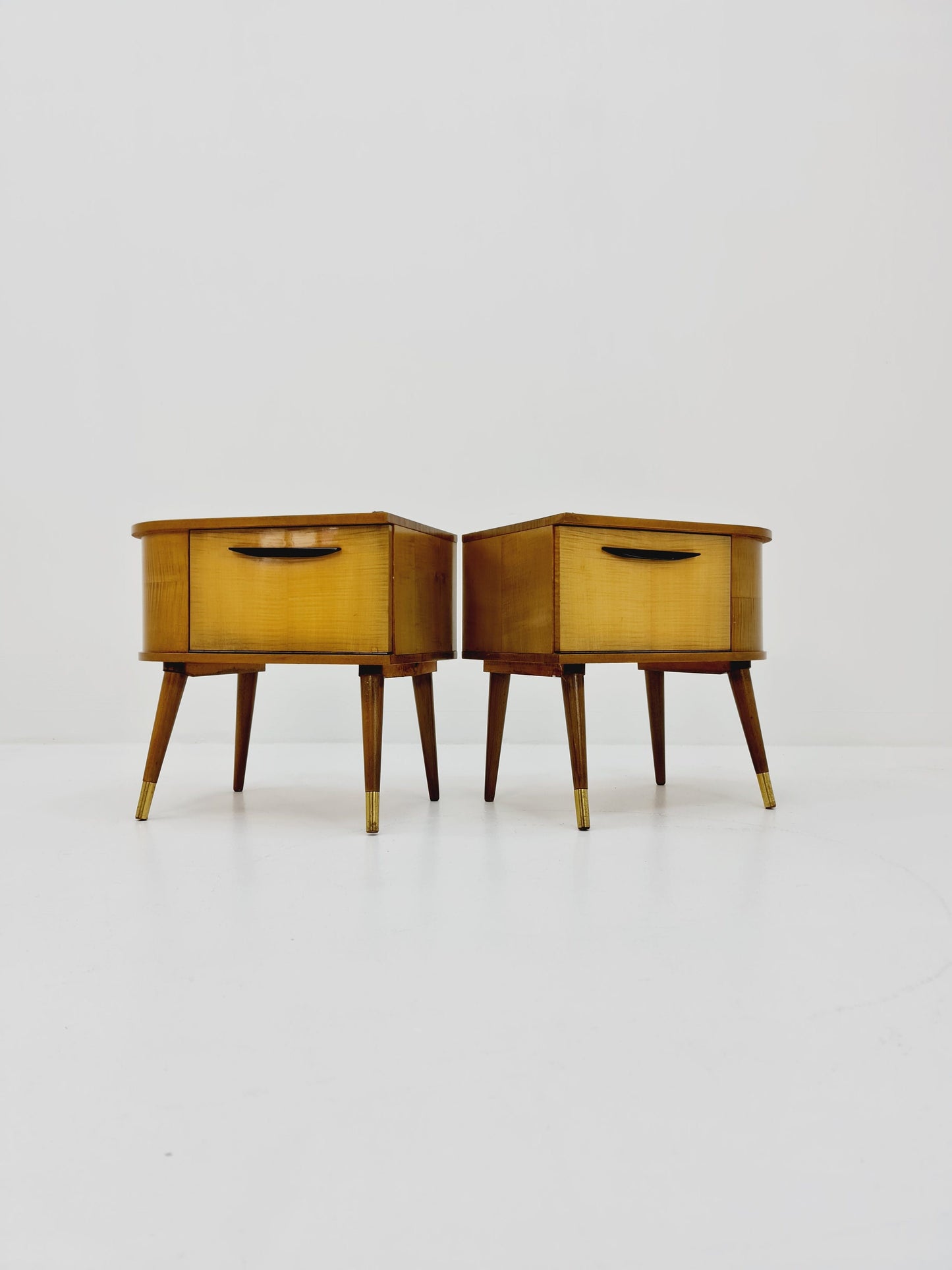 German Mid century nightstands/ bedside tables BY WK Möbel , 1960s