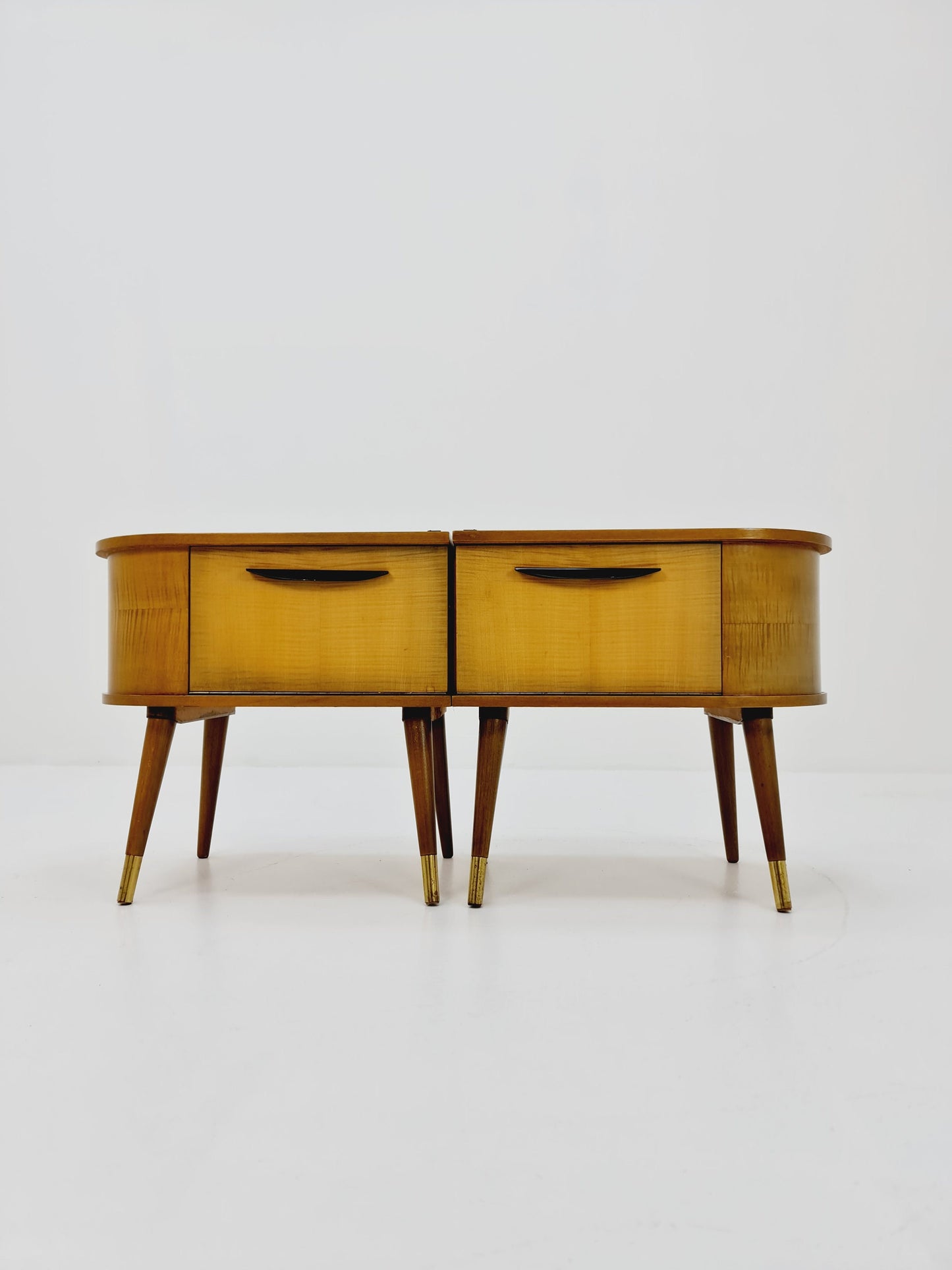 German Mid century nightstands/ bedside tables BY WK Möbel , 1960s