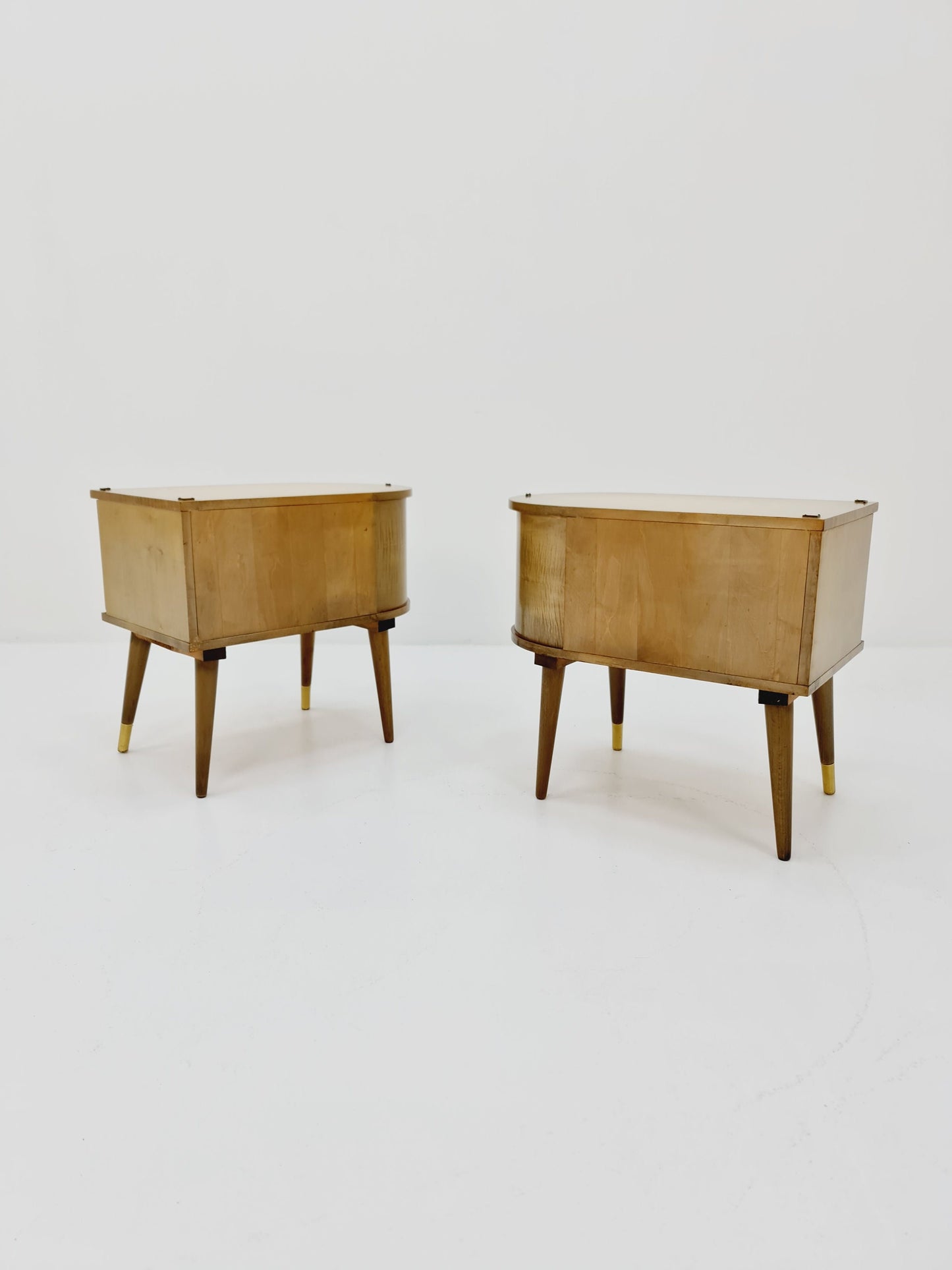 German Mid century nightstands/ bedside tables BY WK Möbel , 1960s