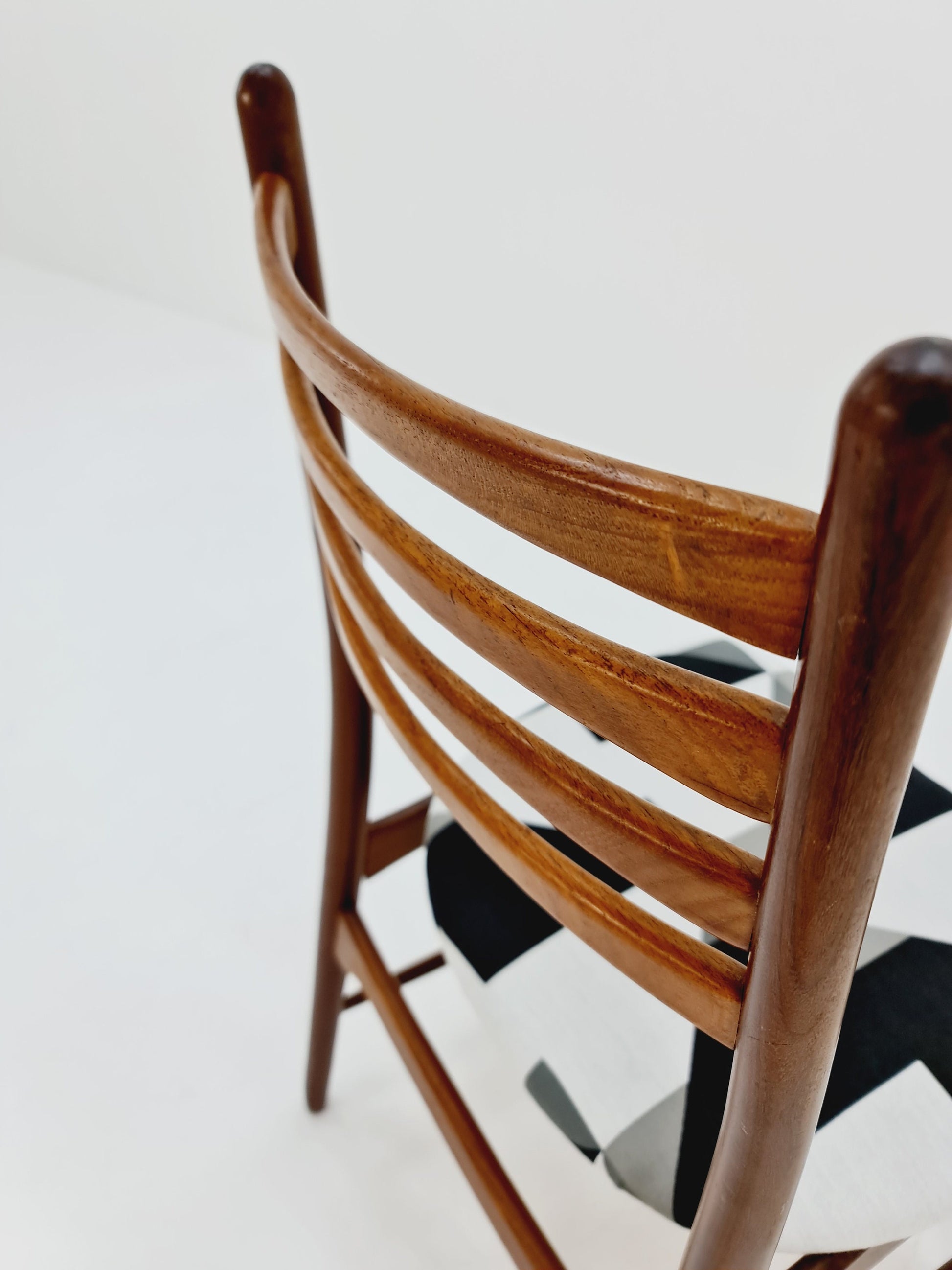 German teak dining chair by Georg Leowald for wilkhan 1960s,