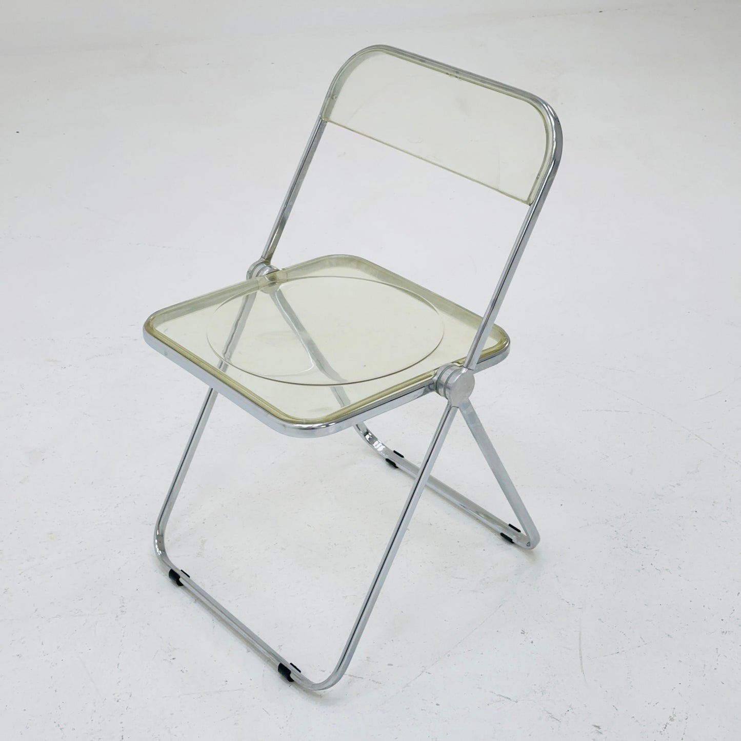 Set of 2 Italian Plia Folding Chairs by Giancarlo Piretti for Castelli, 1970s