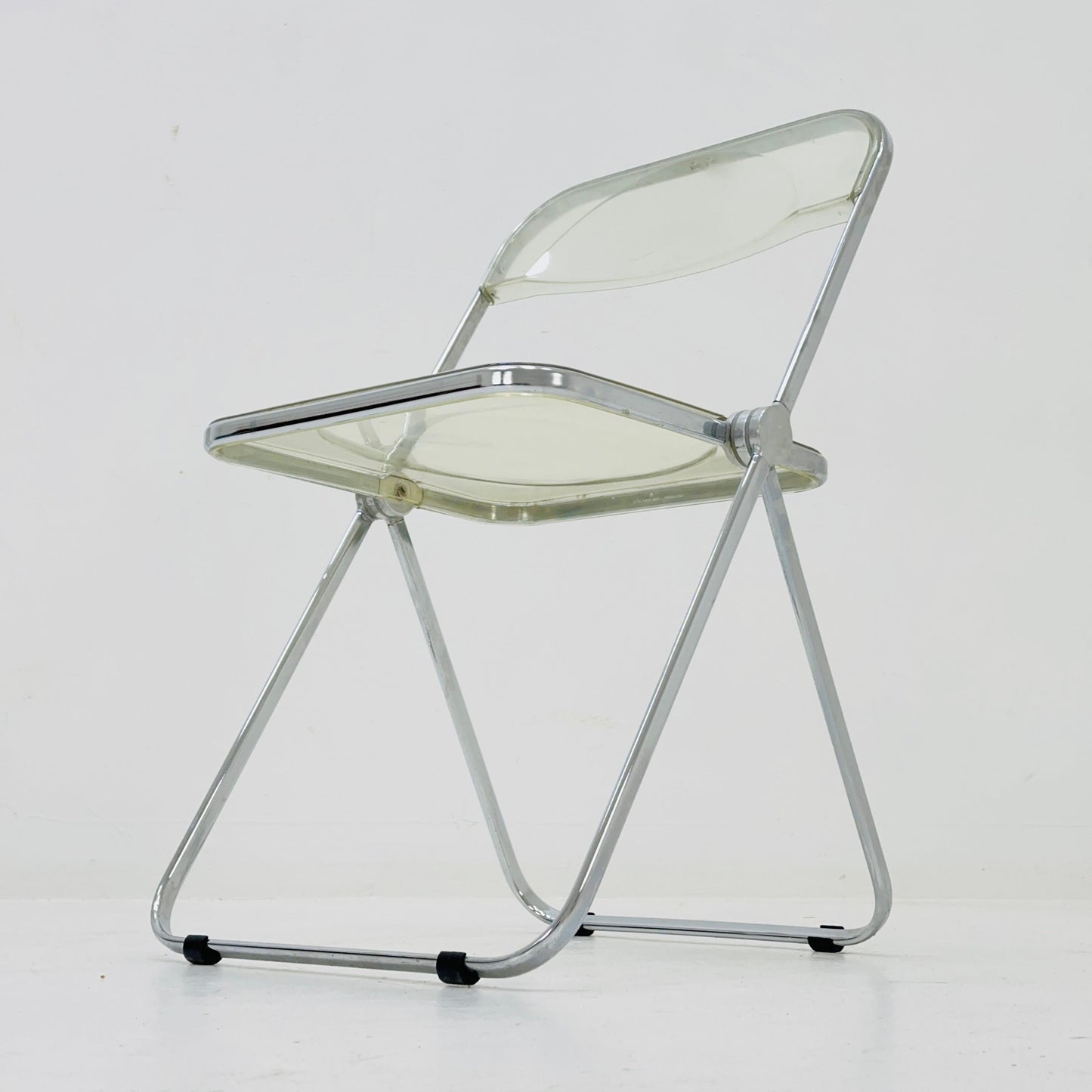 Set of 2 Italian Plia Folding Chairs by Giancarlo Piretti for Castelli, 1970s