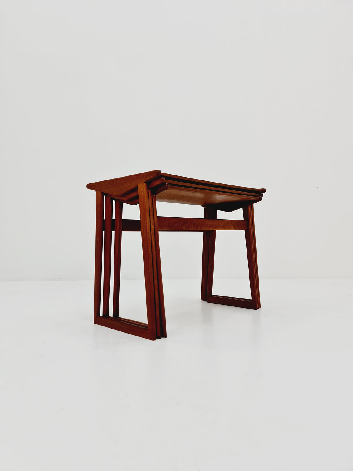 Rare Midcentury danish teak nesting tables/ side tables , 1960s