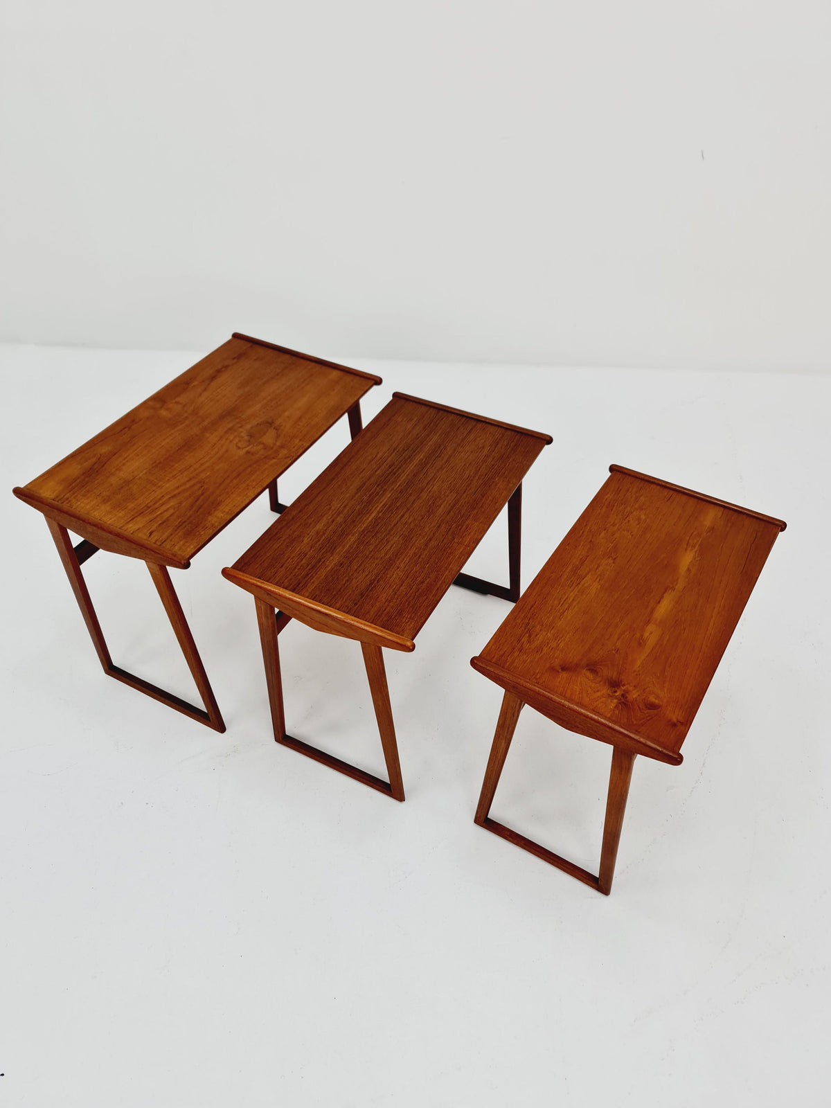 Rare Midcentury danish teak nesting tables/ side tables , 1960s