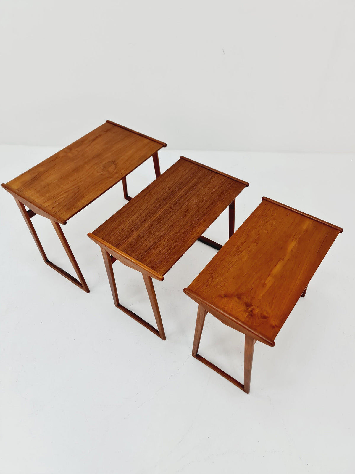 Rare Midcentury danish teak nesting tables/ side tables , 1960s