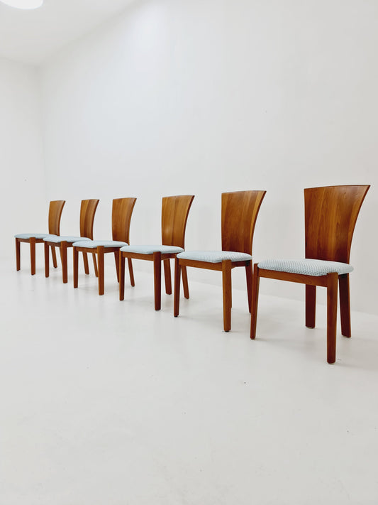 Midcentury teak Dining chairs by Niels Koefoed, 1960s, set of 6