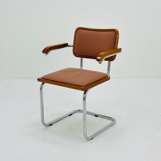 1 of 6 Marcel Breuer B32 upholstered Cesca Armchair, bauhaus design by Bene