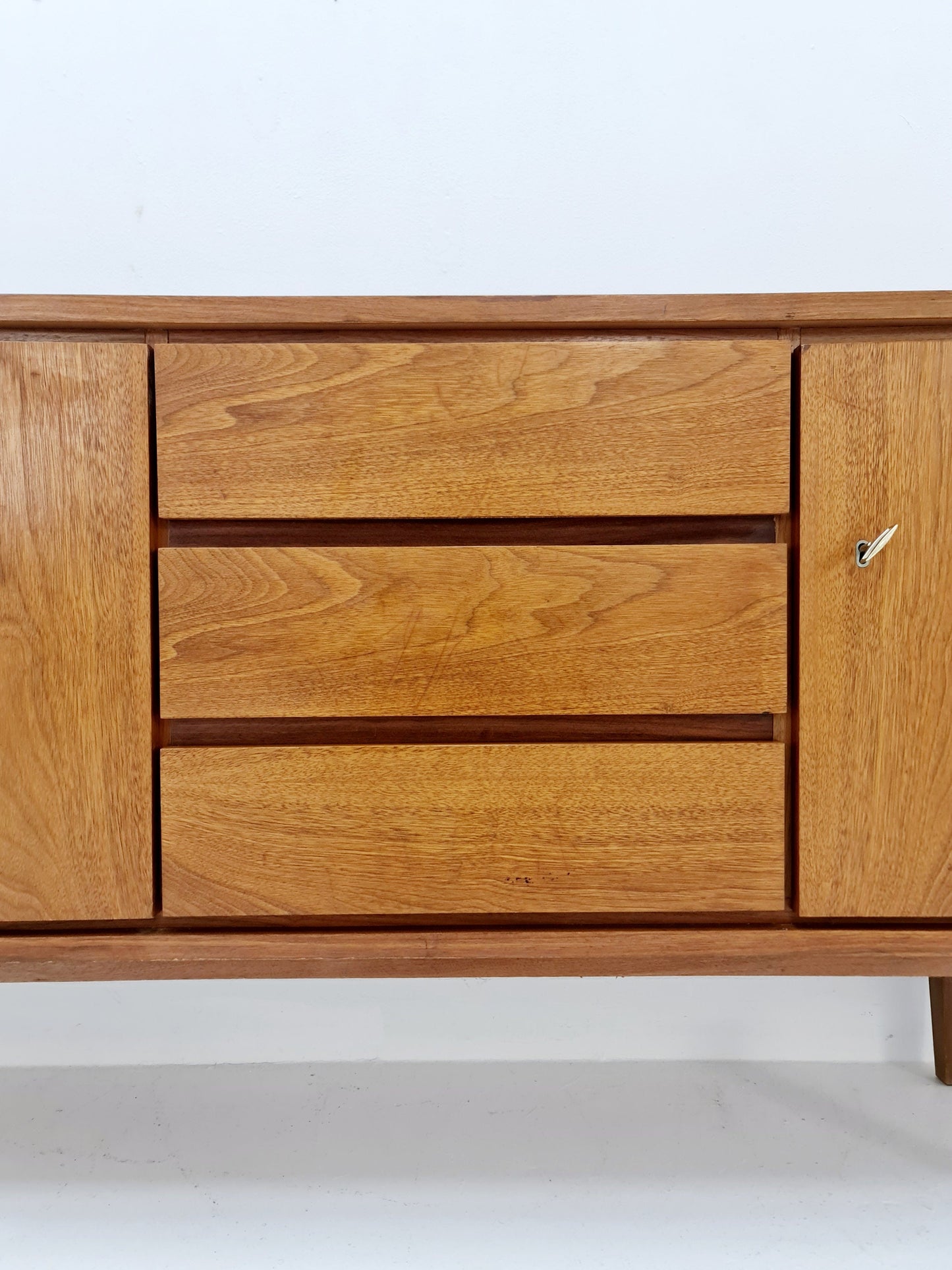 Mid Century Modern German walnut Sideboard, 1960s