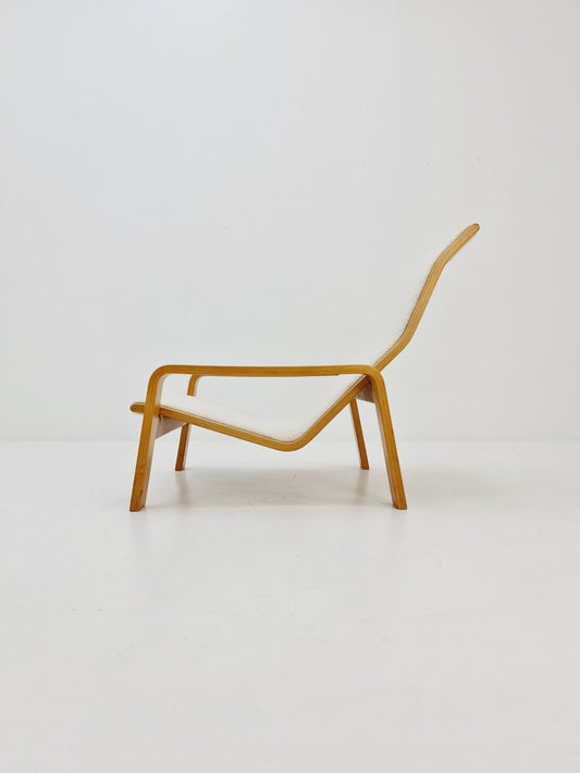 Midcentury easy chairs by Ilmar Lappalainen for Askoo, Finland, 1960s,