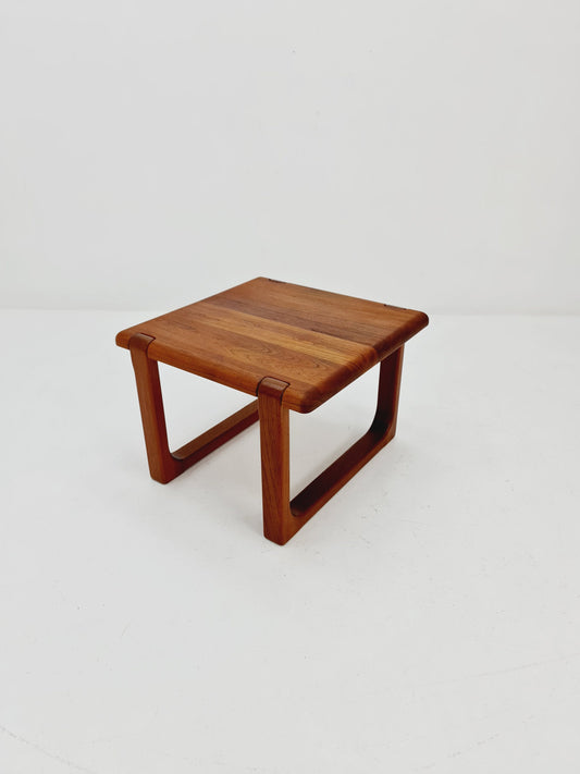Danish Teak solid coffee table/ side table By Niels Bach for Randers Möbel, 1960s