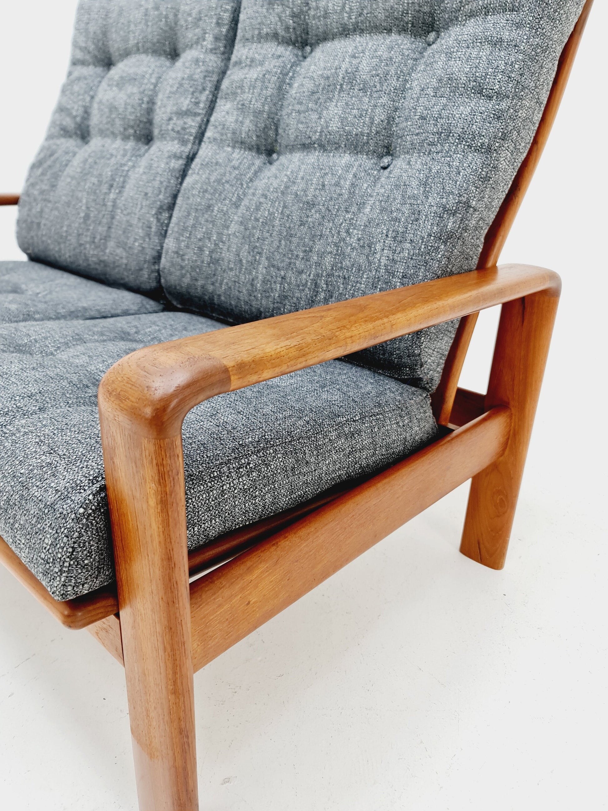 Mid century easy lounge couch by Sven Ellekaer for komfort teak, 1960s