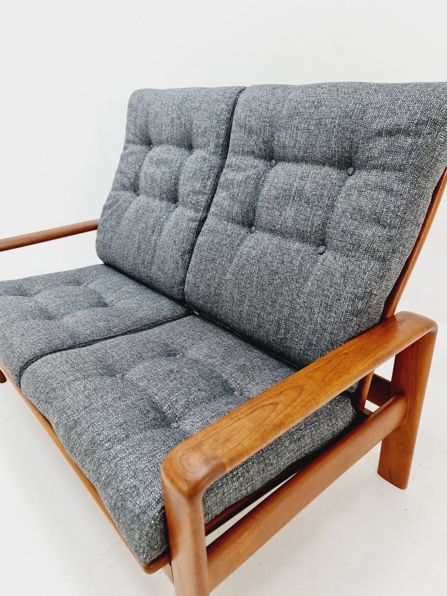 Mid century easy lounge couch by Sven Ellekaer for komfort teak, 1960s