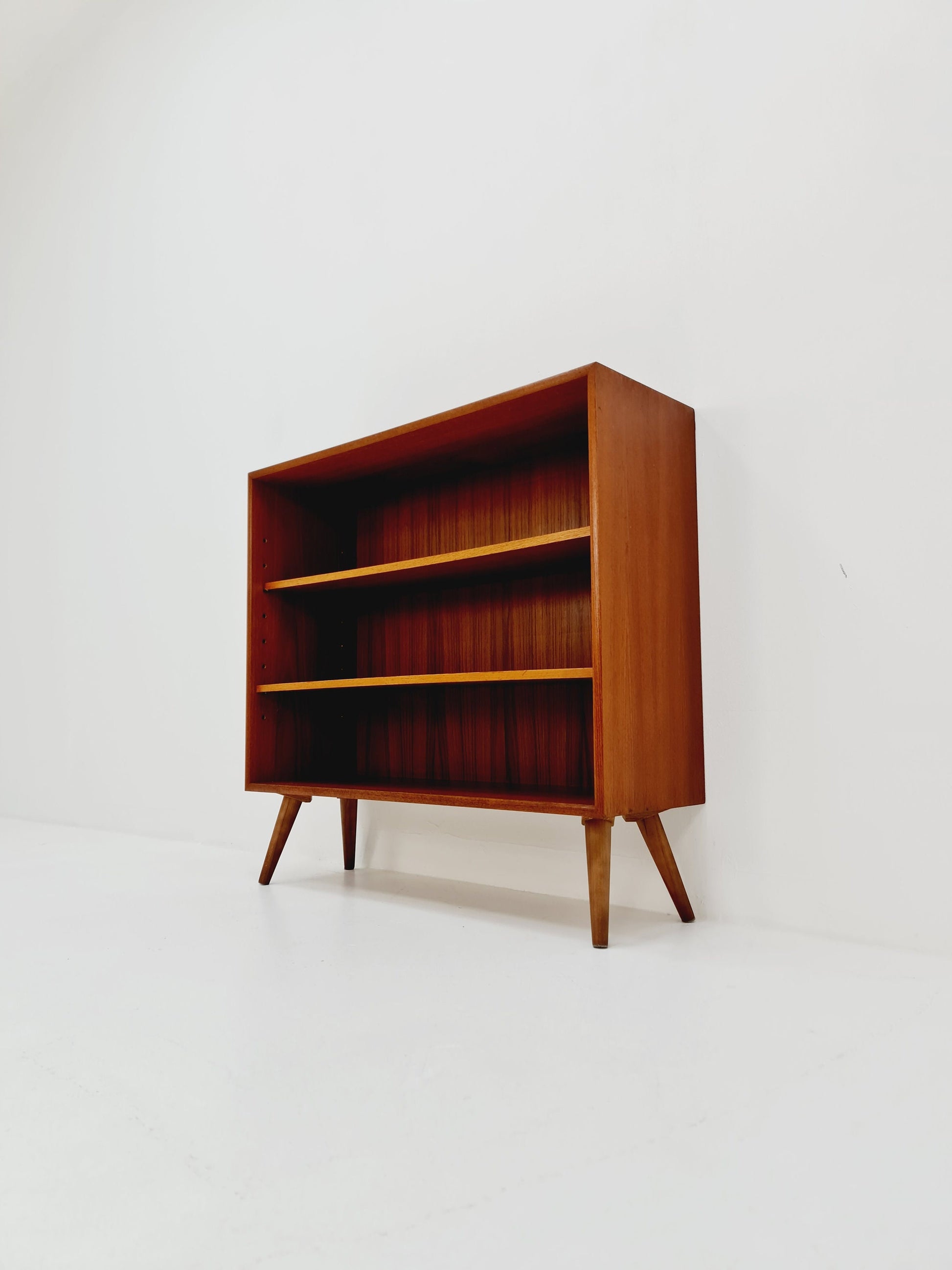 Vintage German teak cabinet sideboard By KMK , 1960s