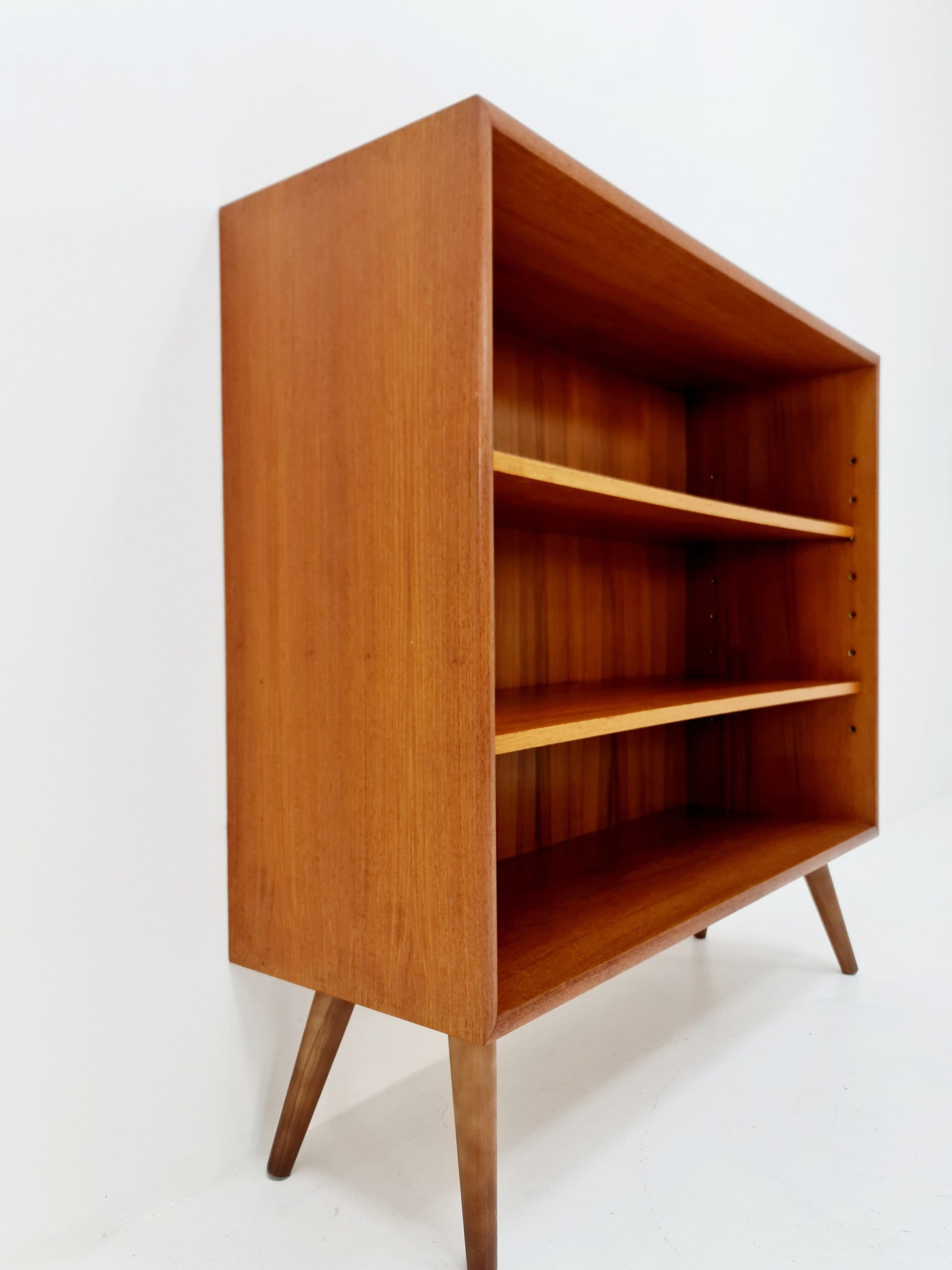 Vintage German teak cabinet sideboard By KMK , 1960s