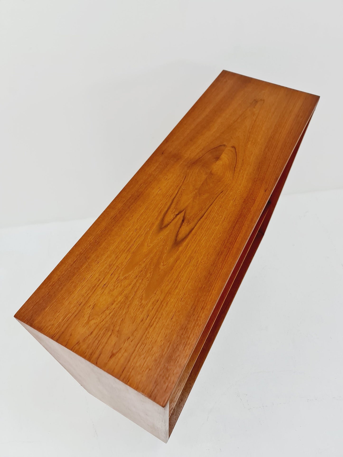 Vintage German teak cabinet sideboard By KMK , 1960s