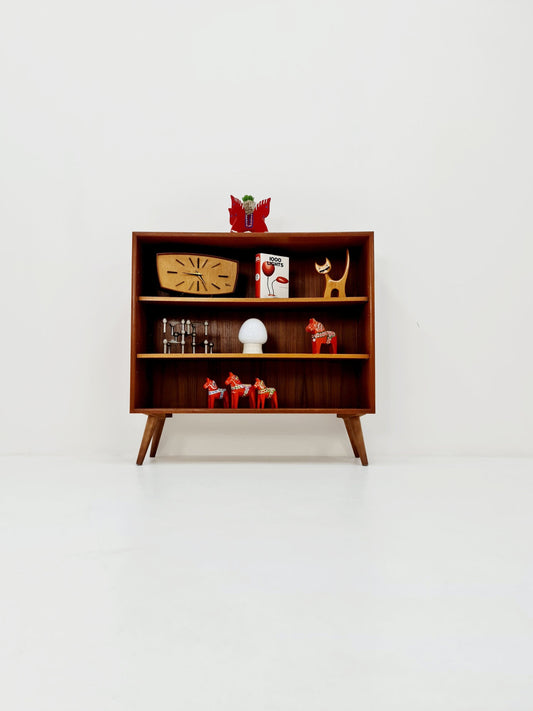 Vintage German teak cabinet sideboard By KMK , 1960s