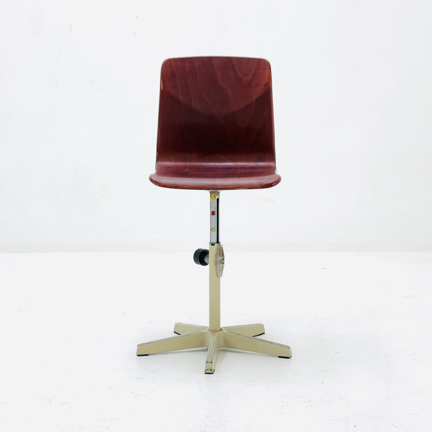 Mid century Pagholz Industrial Plywood Swivel children’s Chair 1960s