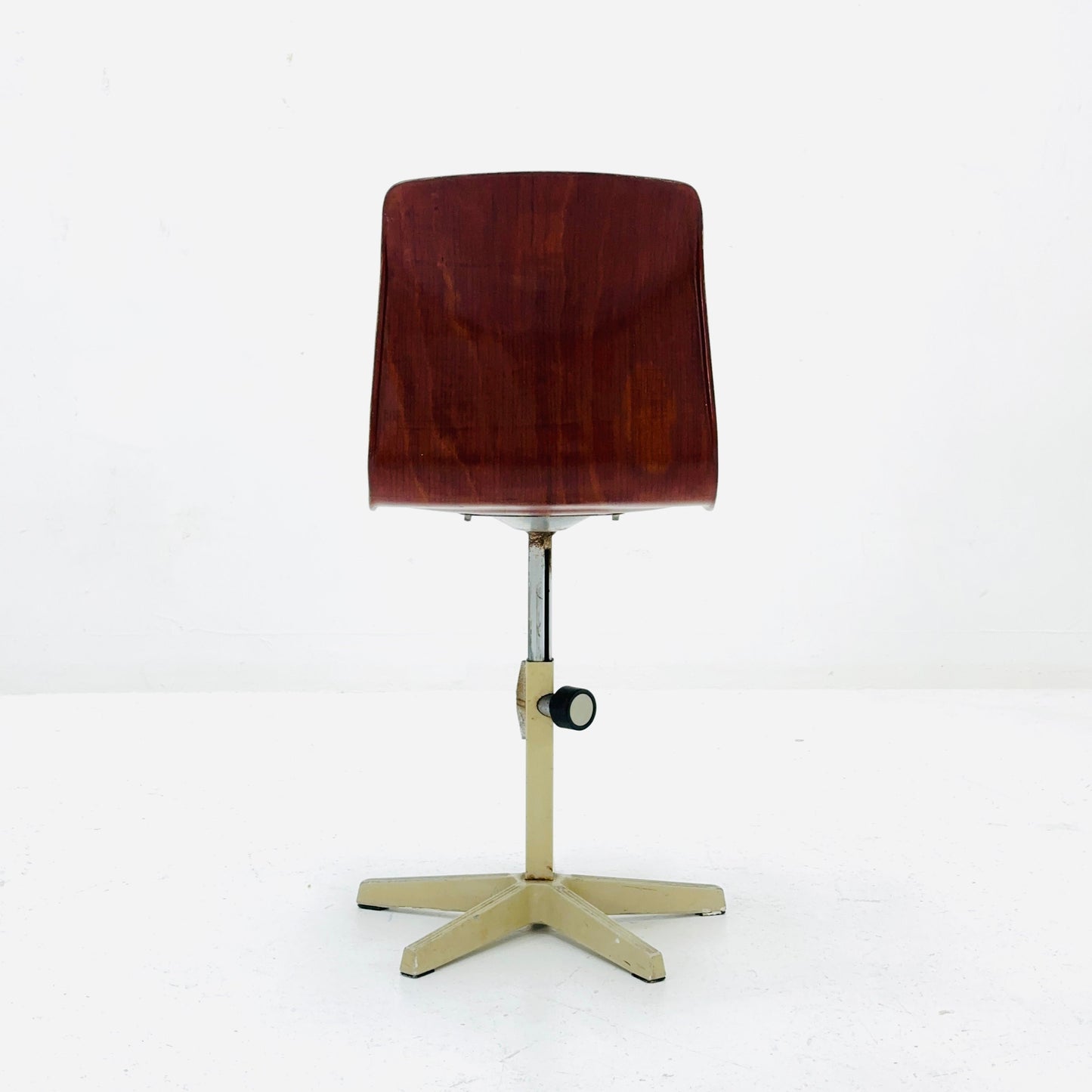 Mid century Pagholz Industrial Plywood Swivel children’s Chair 1960s