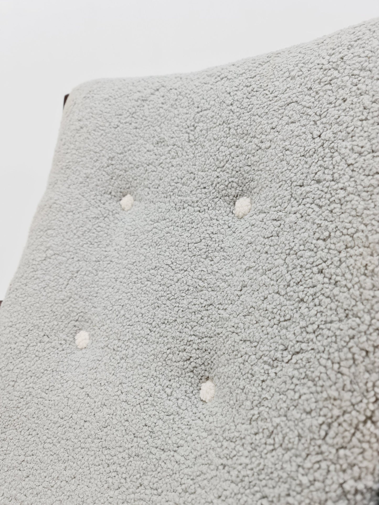 Danish Rocking Chair by Soren Geoorg Jensen With Teddy Fabric , 1950s