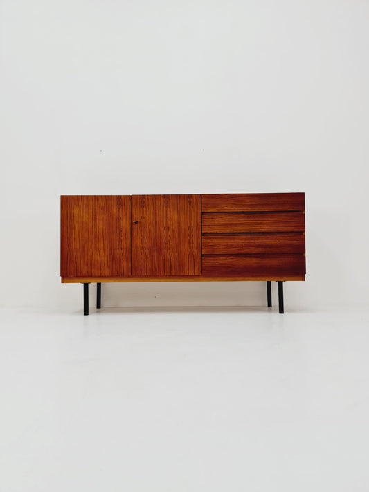 Rare Mid Century Modern Teak German sideboard, 1960s