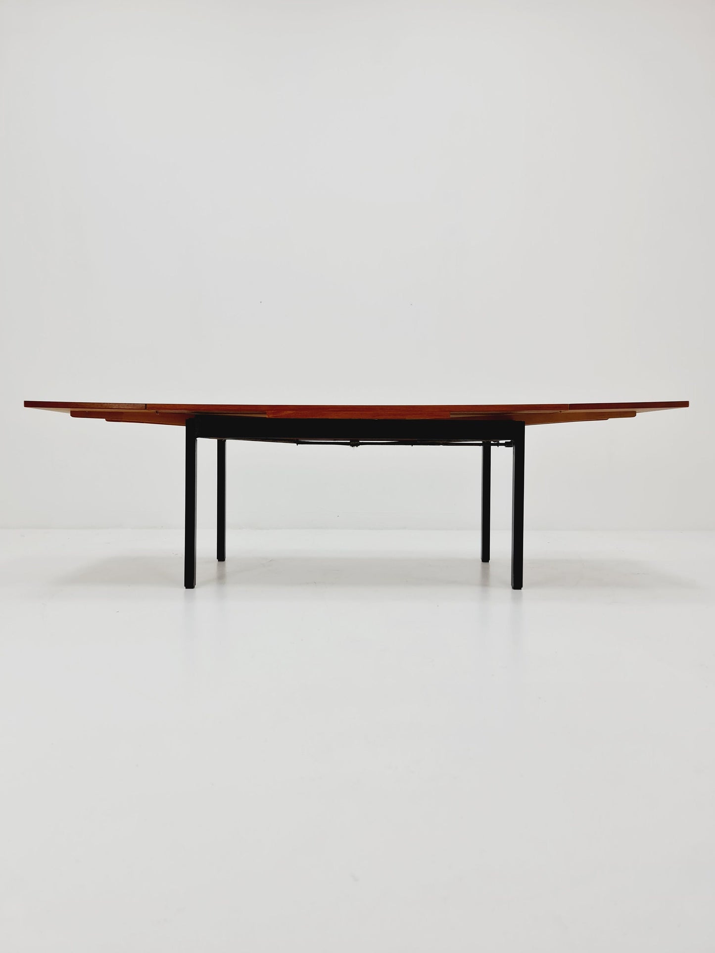 Dining German teak vintage extendable table, 1950s