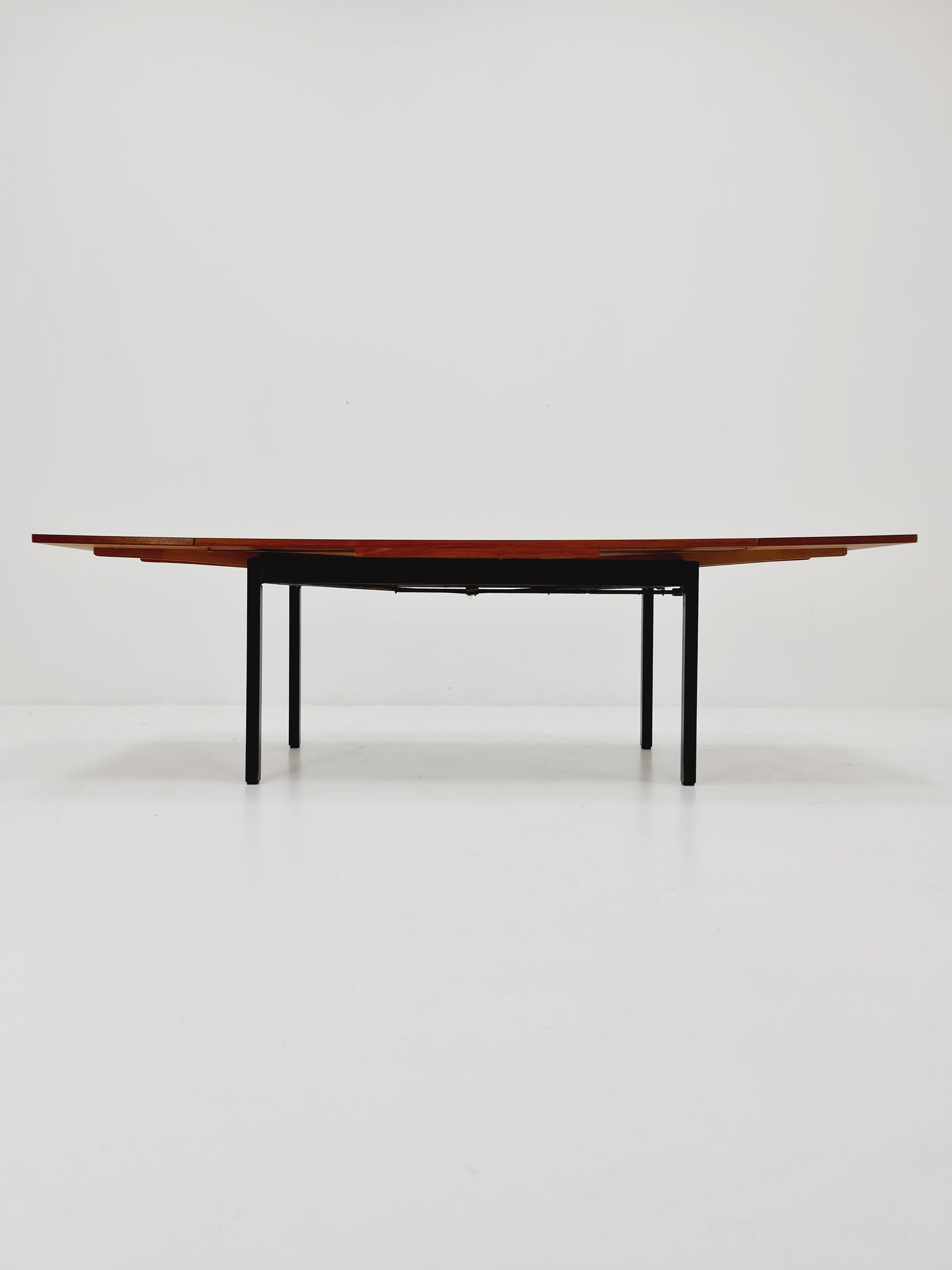 Dining German teak vintage extendable table, 1950s
