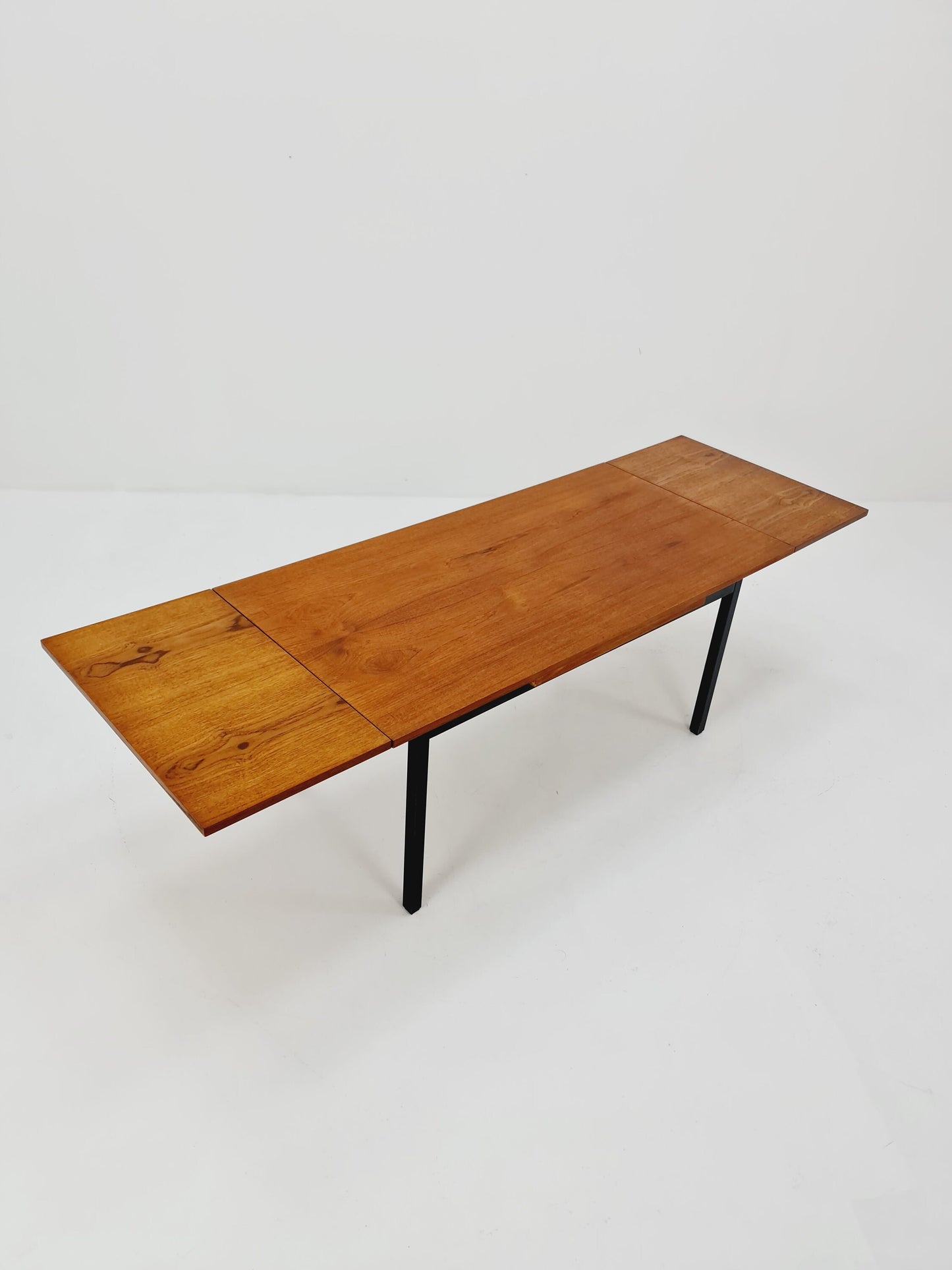 Dining German teak vintage extendable table, 1950s