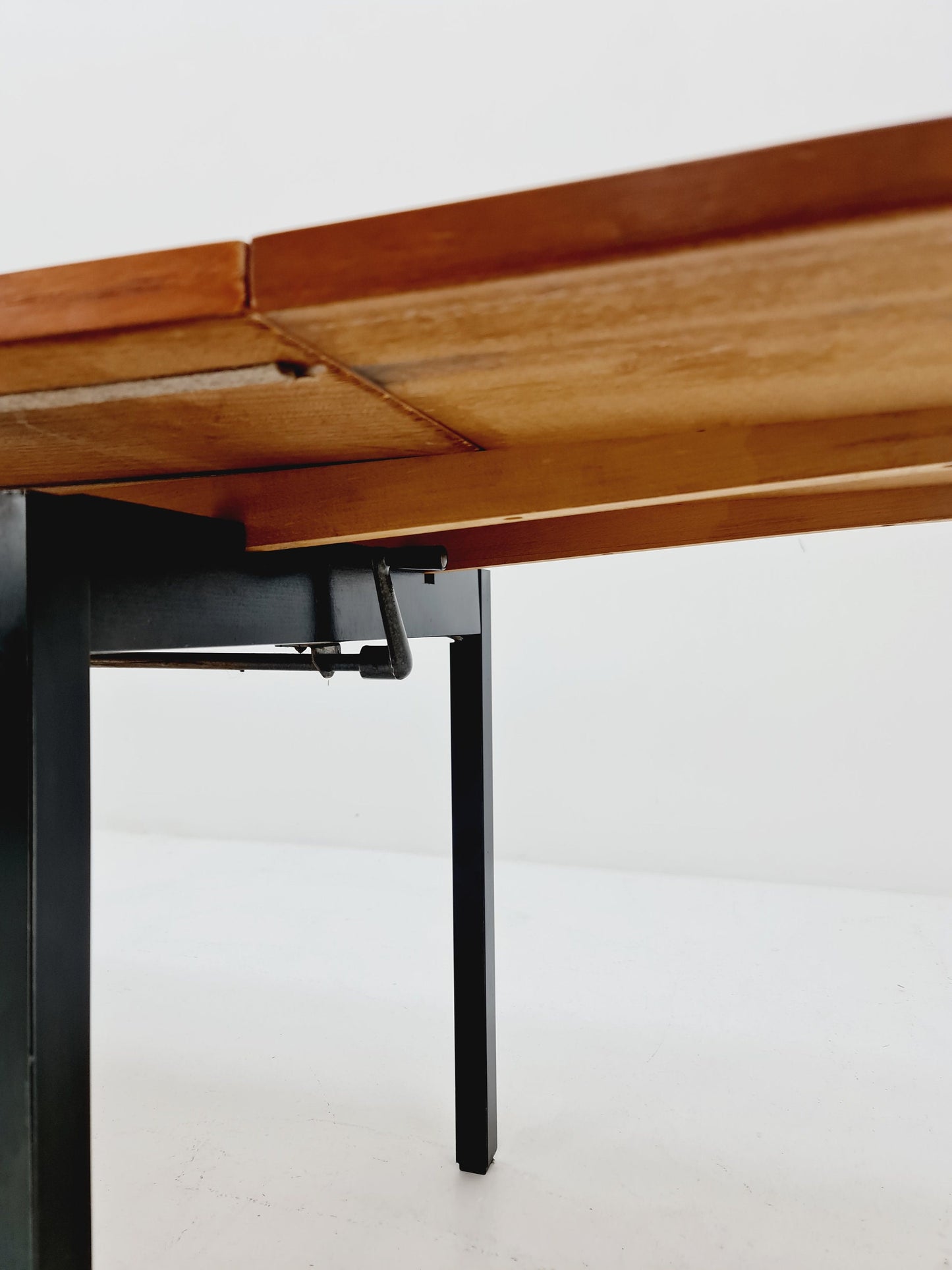 Dining German teak vintage extendable table, 1950s