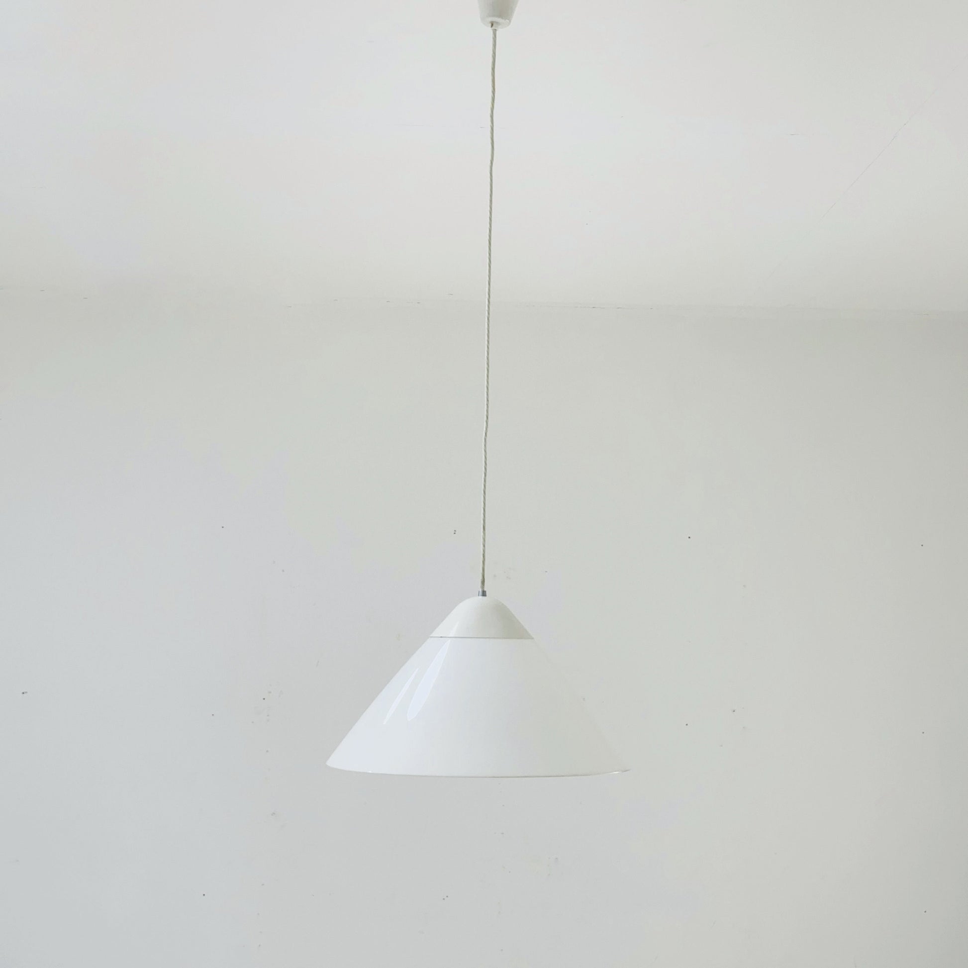 Vintage Opala ceiling lamp by Hans J. Wegner for Louis Poulsen 1970s