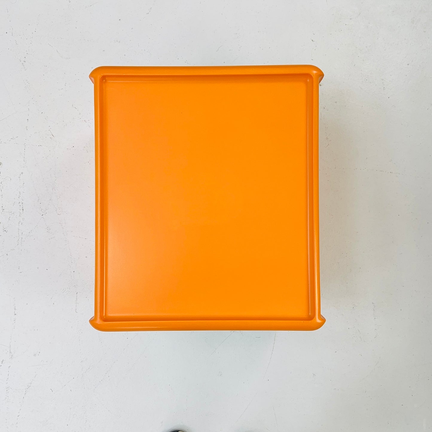 Space age orange white Nesting table by Peter Ghyczy, 1960s
