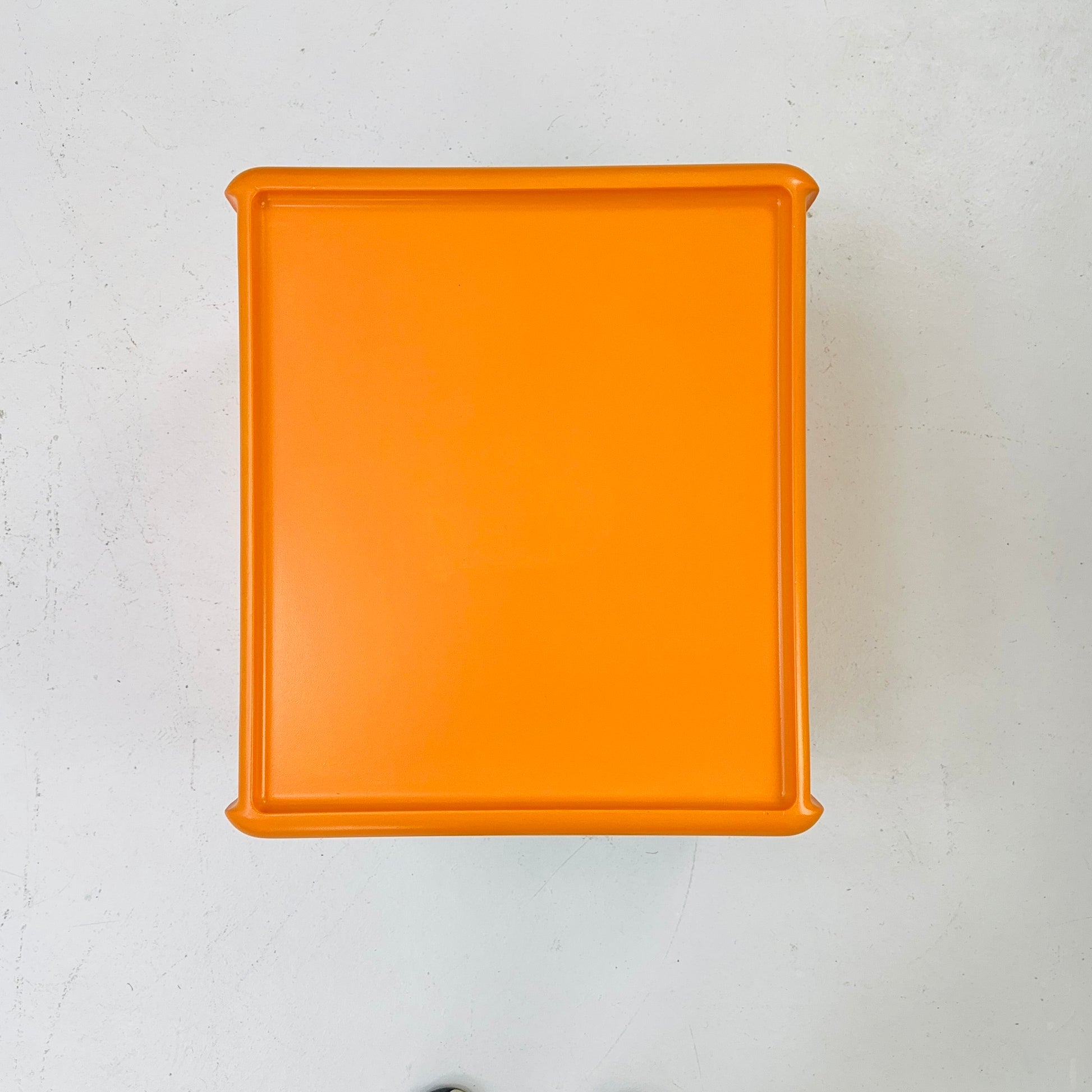 Space age orange white Nesting table by Peter Ghyczy, 1960s