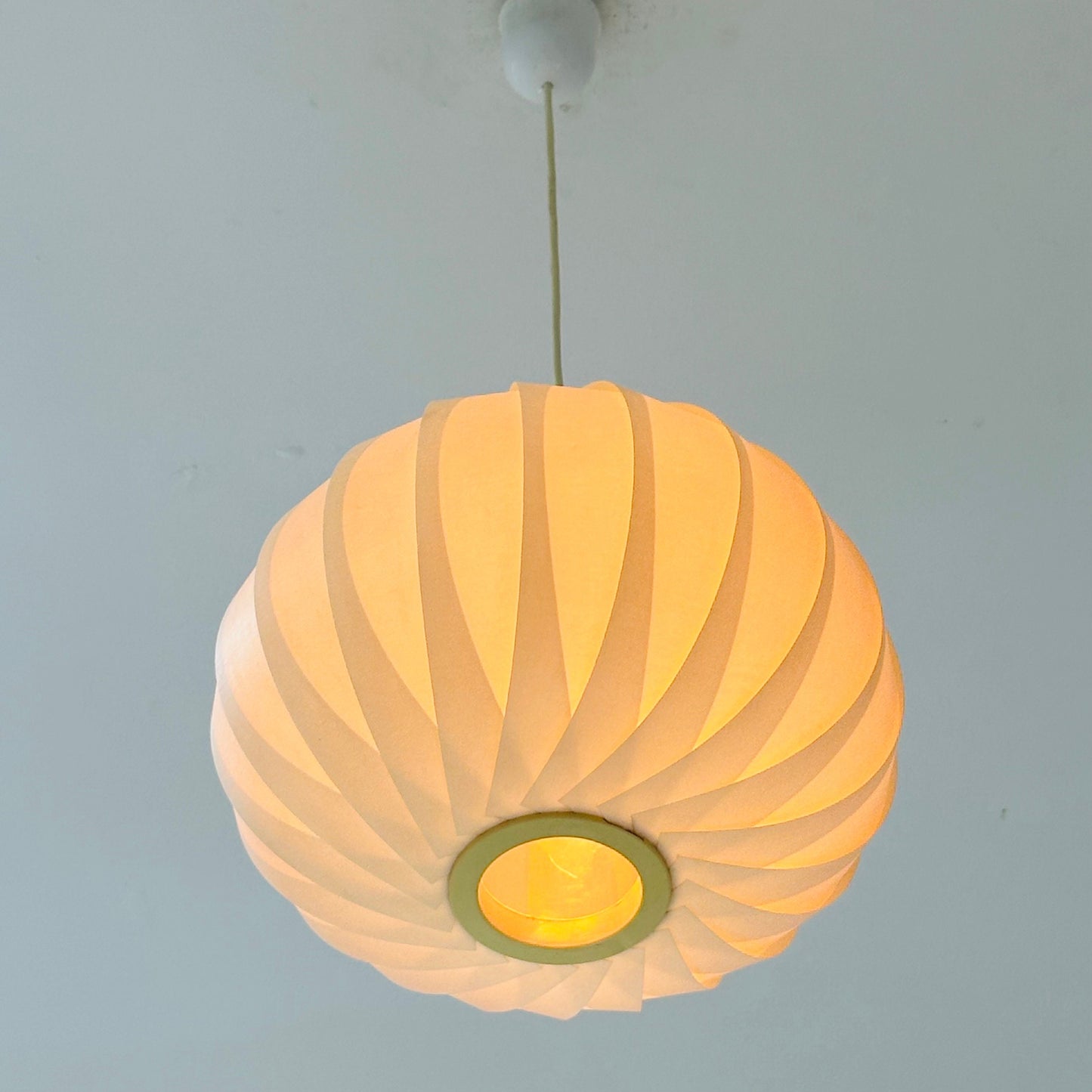 Space Age pendant light by Lars Schiøler for Danish company Høyrup 1970s