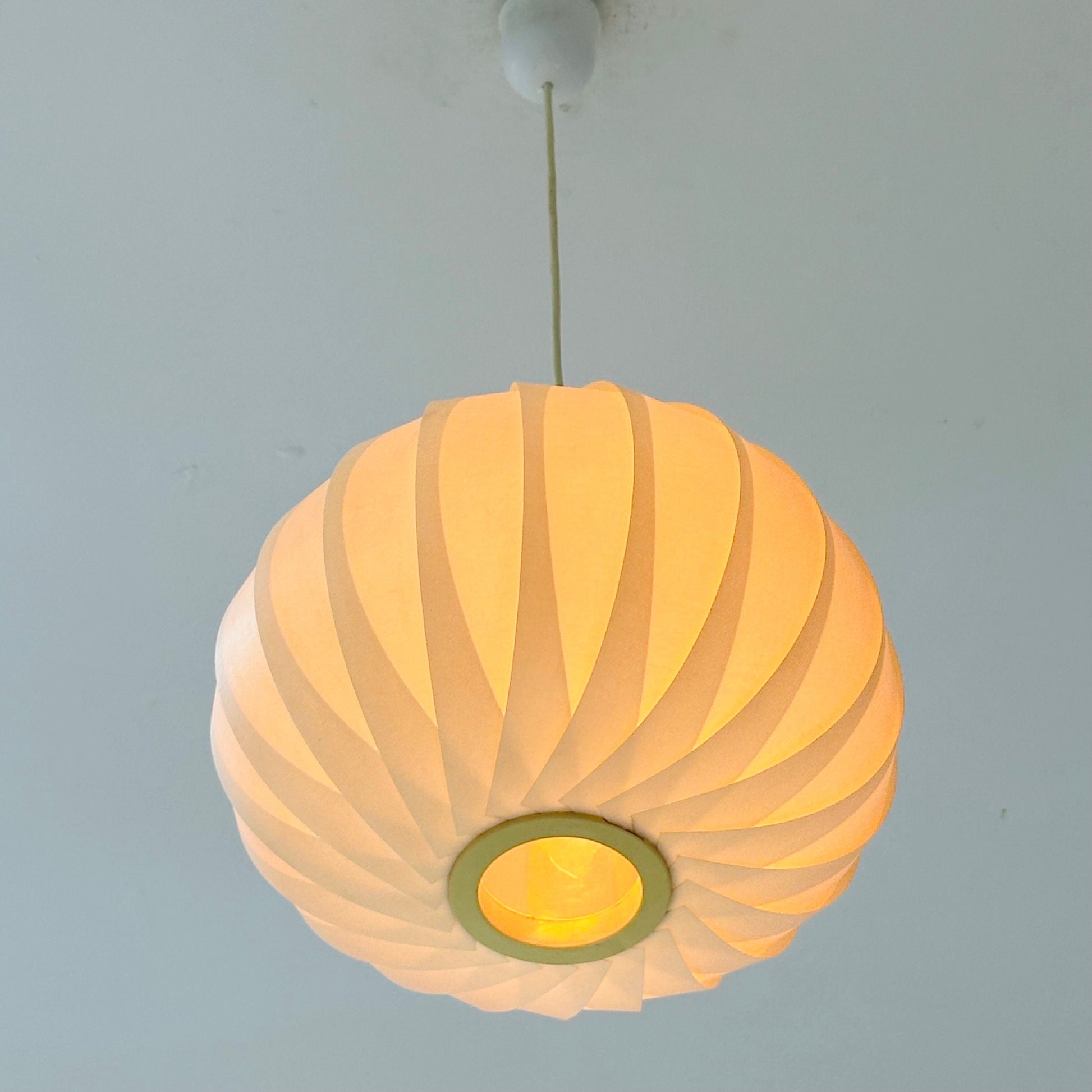 Space Age pendant light by Lars Schiøler for Danish company Høyrup 1970s