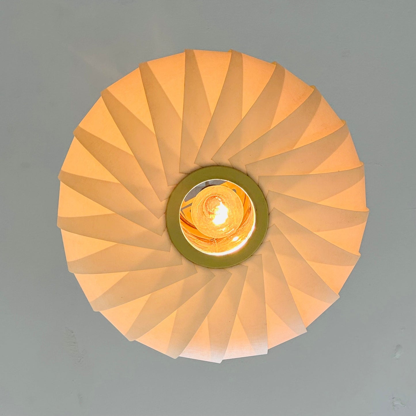 Space Age pendant light by Lars Schiøler for Danish company Høyrup 1970s