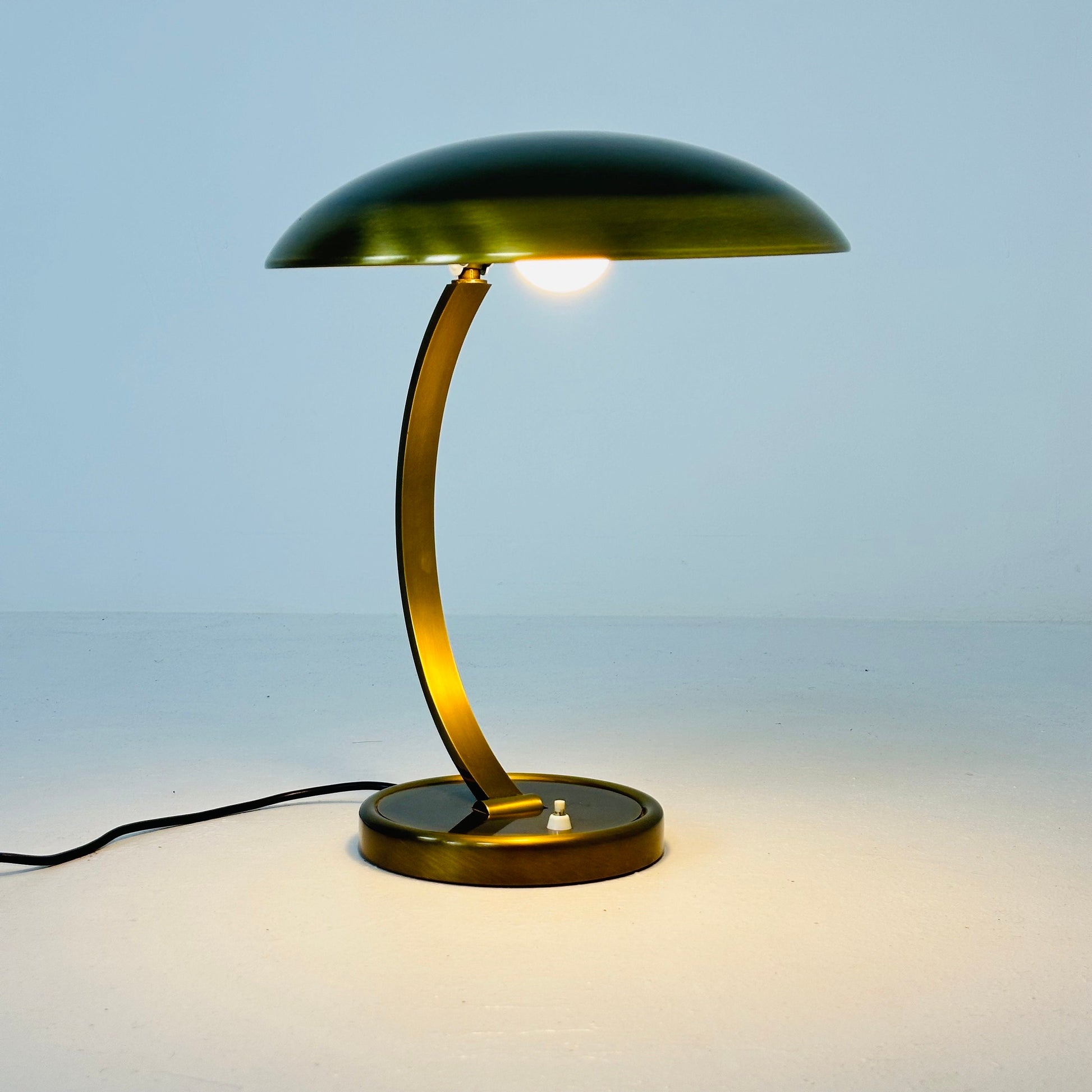 Bauhaus Brass Model 6751 Desk Lamp by Christian Dell for Kaiser Leuchten, 1950s