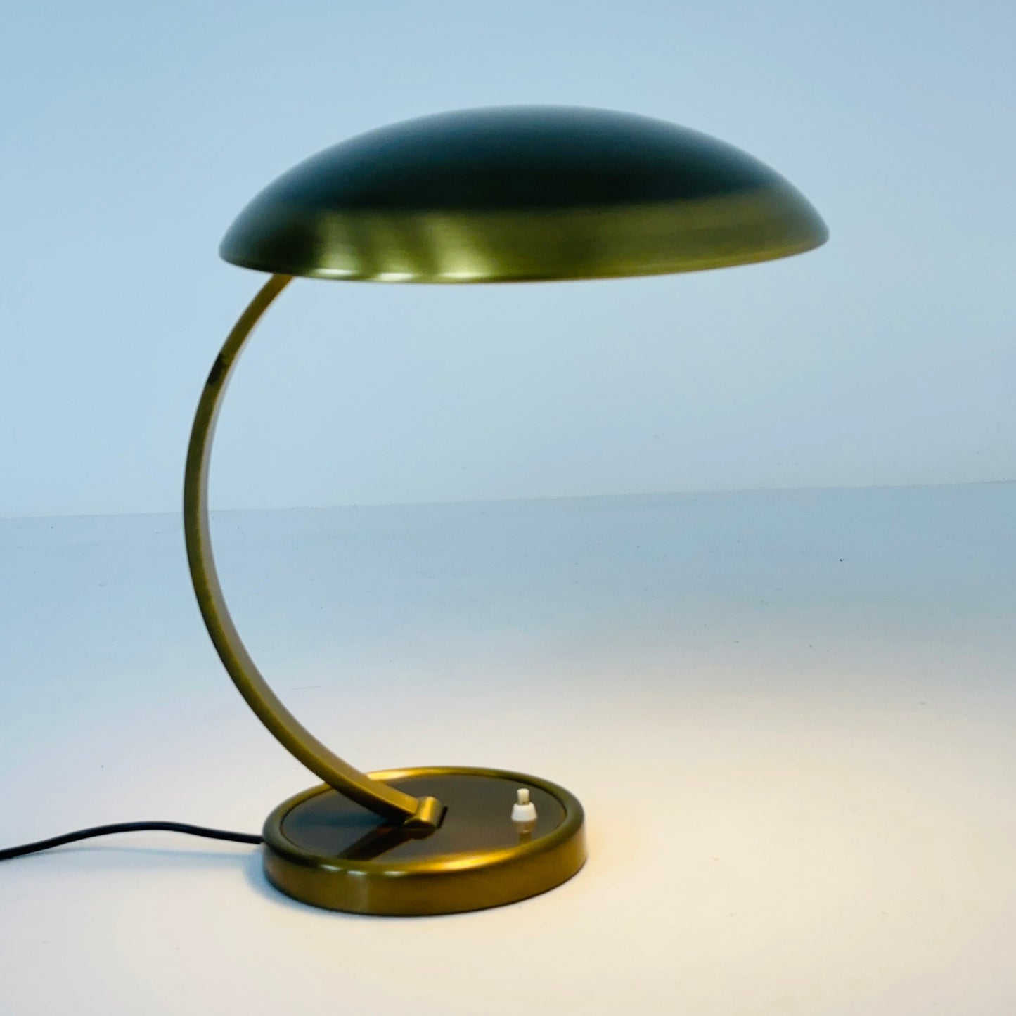Bauhaus Brass Model 6751 Desk Lamp by Christian Dell for Kaiser Leuchten, 1950s