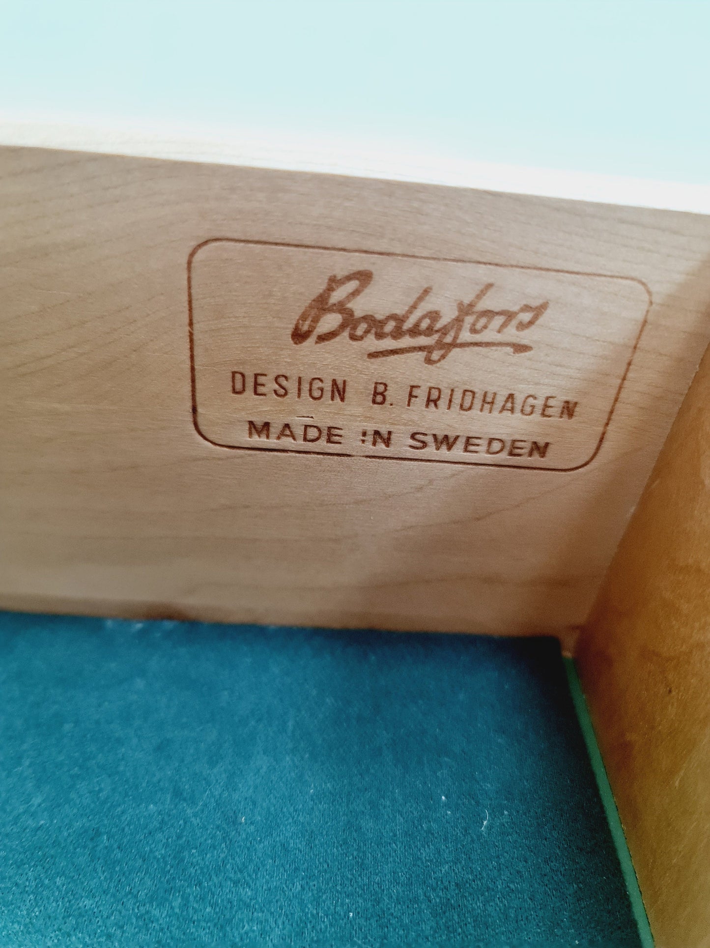 Swedish vintage chest of drawers/ book case oak by Fridhagen for Bodafors, 1960s