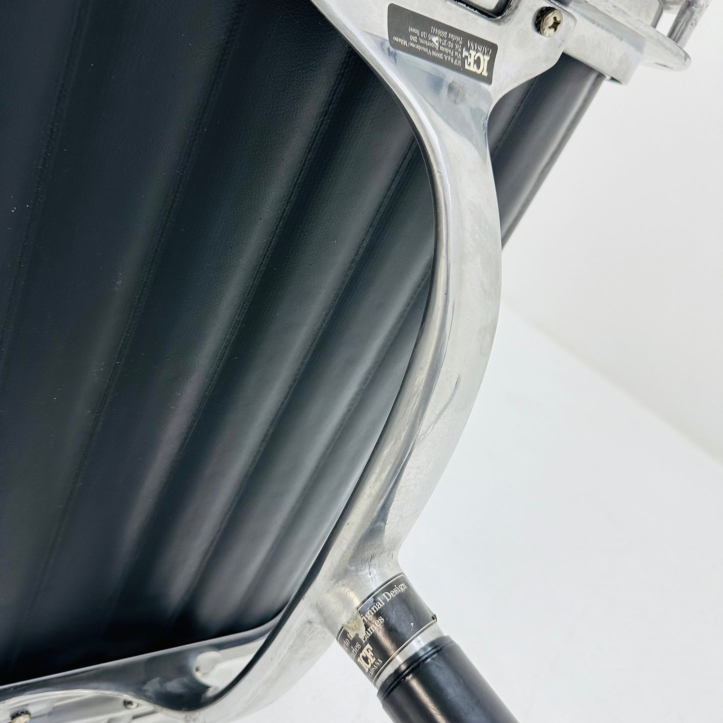 1 of 2 Charles & Ray Eames office /desk Chairs with Arms by ICF Italy 1980s