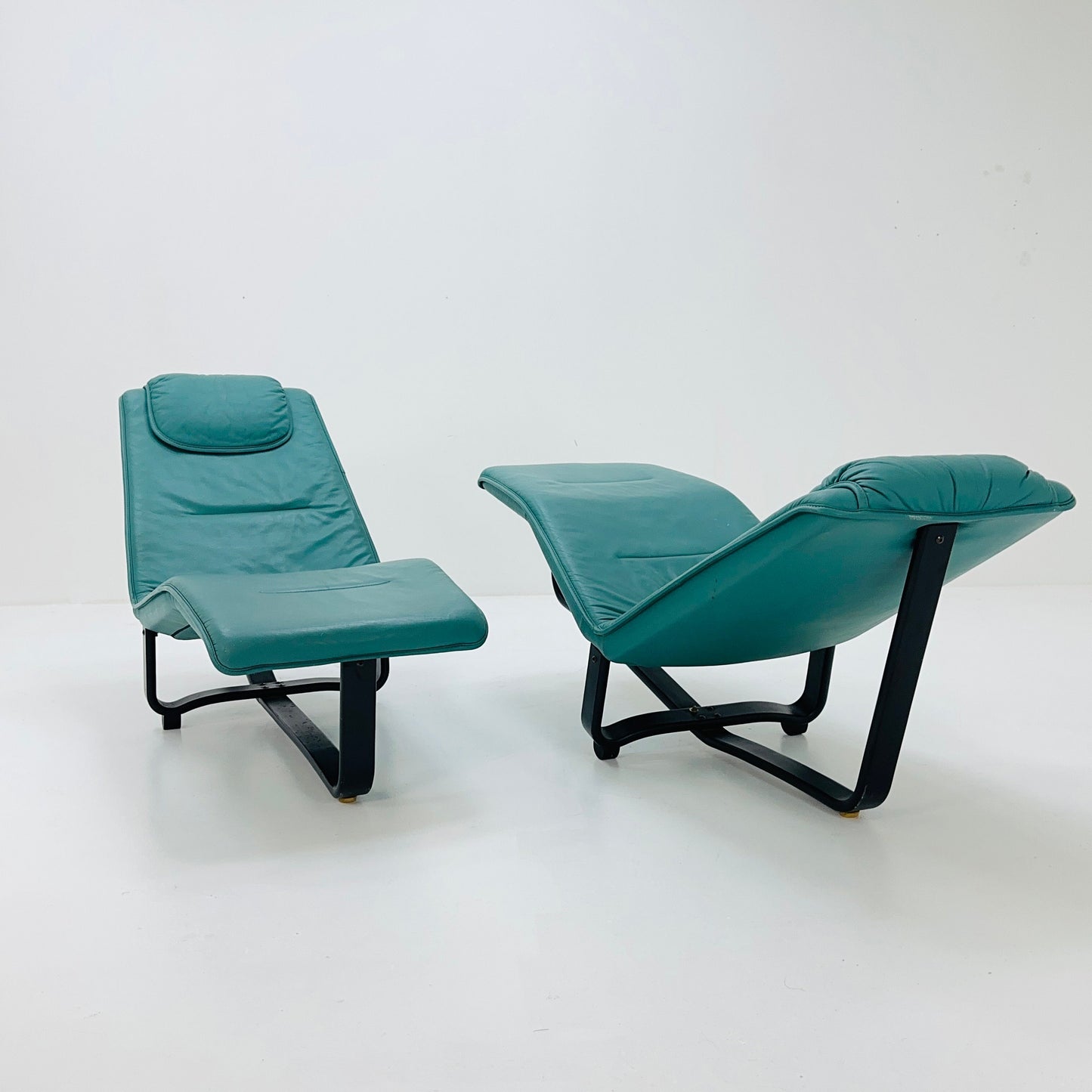 1 of 2 Mid century Norwegian Siesta Reclinable Lounge Chair by Ingmar Relling & Knut Relling for Westnofa, 1970s