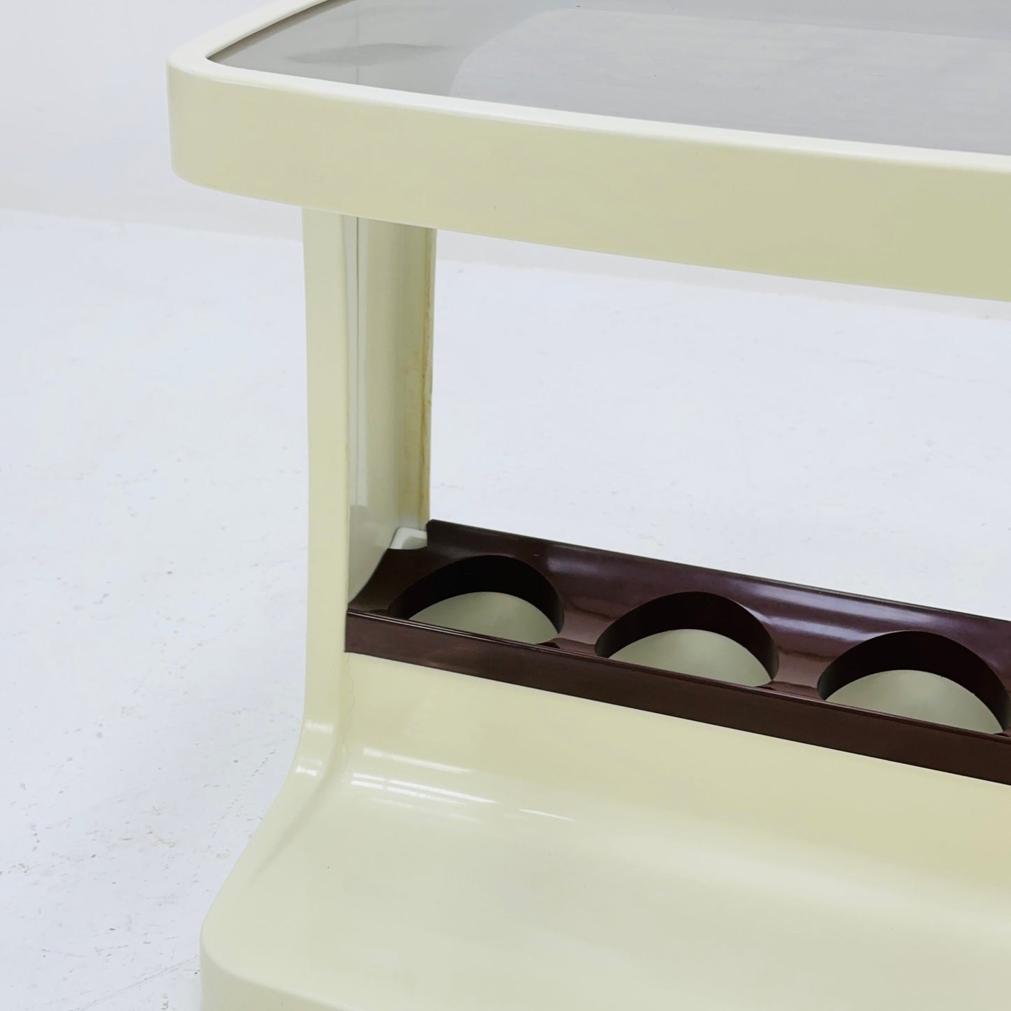 Space age plastic table / bar Marc Held. Germany 1970s