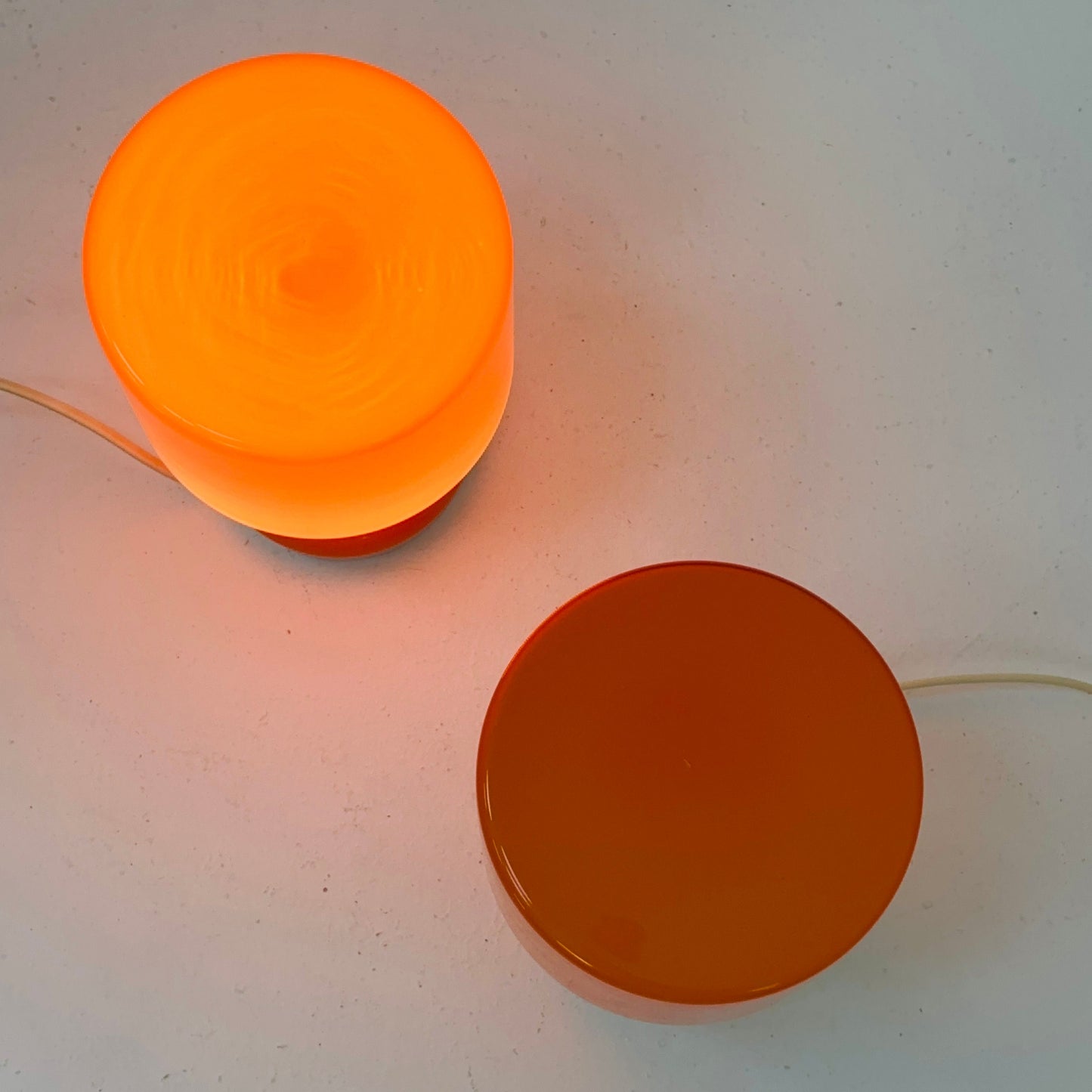 Mid-Century Opaline Glass Table Lamps by Stefan Tabery for OPP Jihlava, 1960s