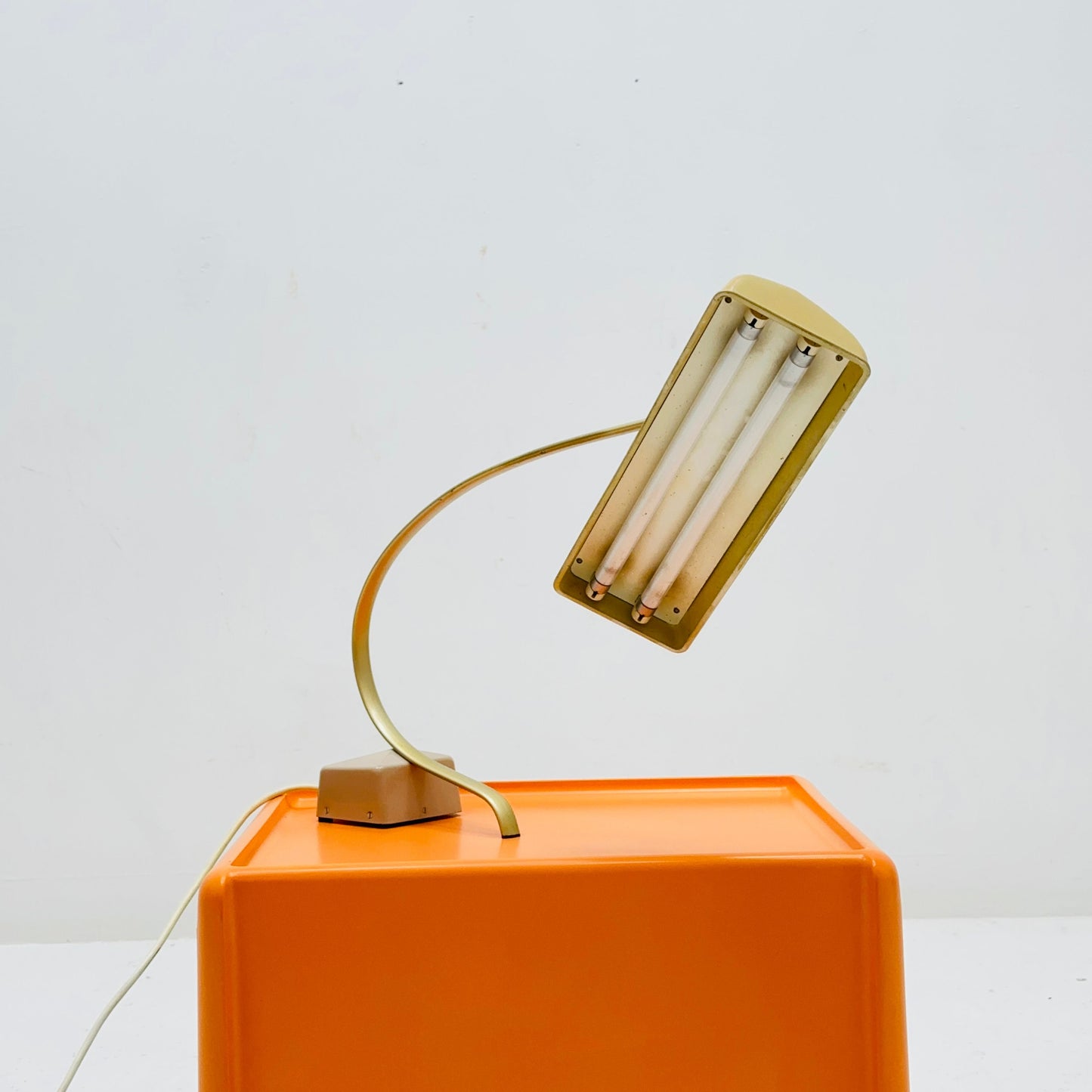 Mid century metal adjustable Desk lamp 1960s