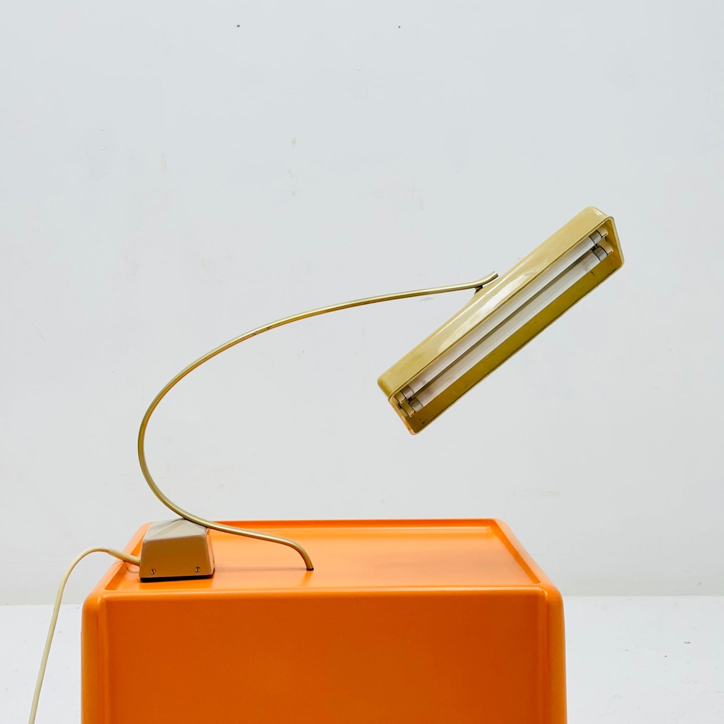 Mid century metal adjustable Desk lamp 1960s