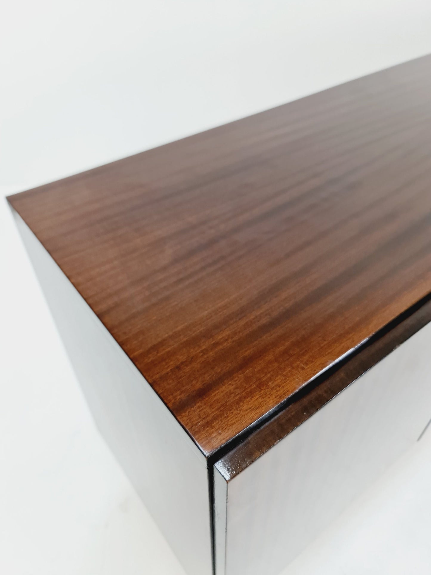 Rare Mid Century Modern German Mahogany sideboard model graz by Mann Möbel, 1950s