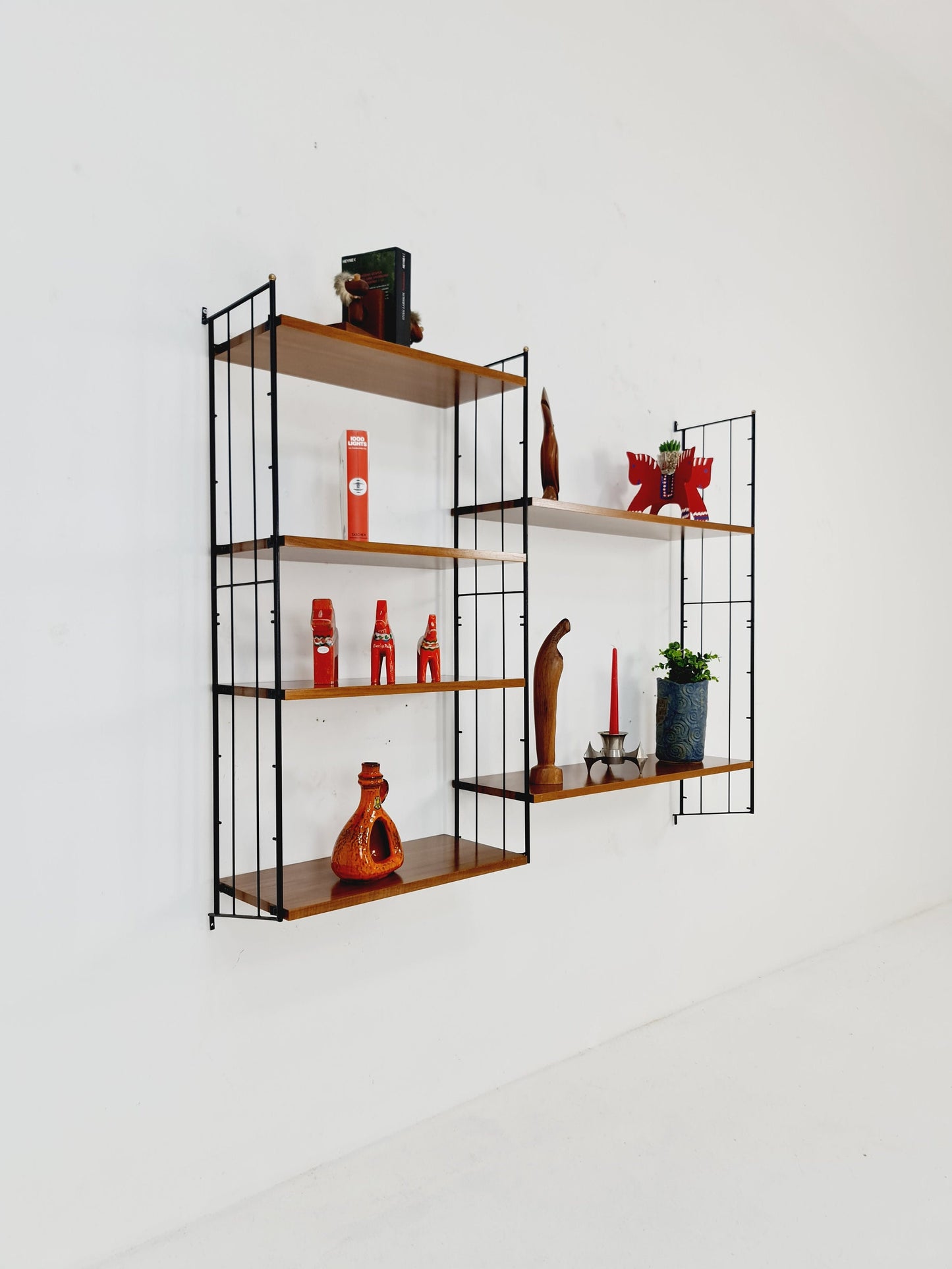 String shelf-system by WHB German Teak , 1950s