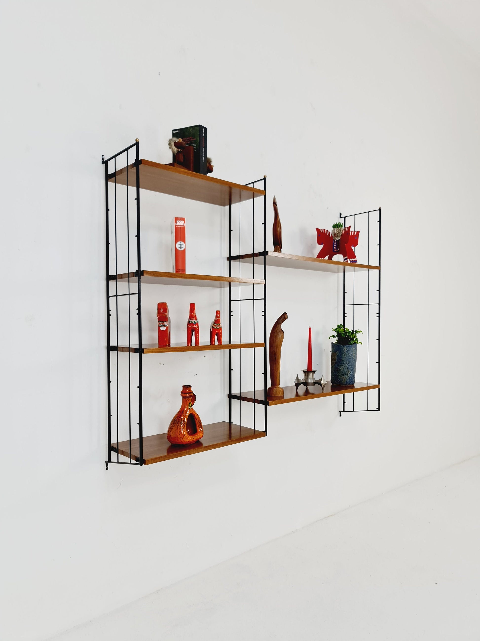 String shelf-system by WHB German Teak , 1950s
