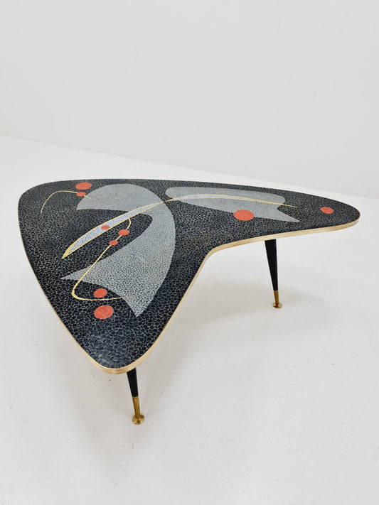 Rare vintage mosaic coffee table from the 60s, Berthold Müller